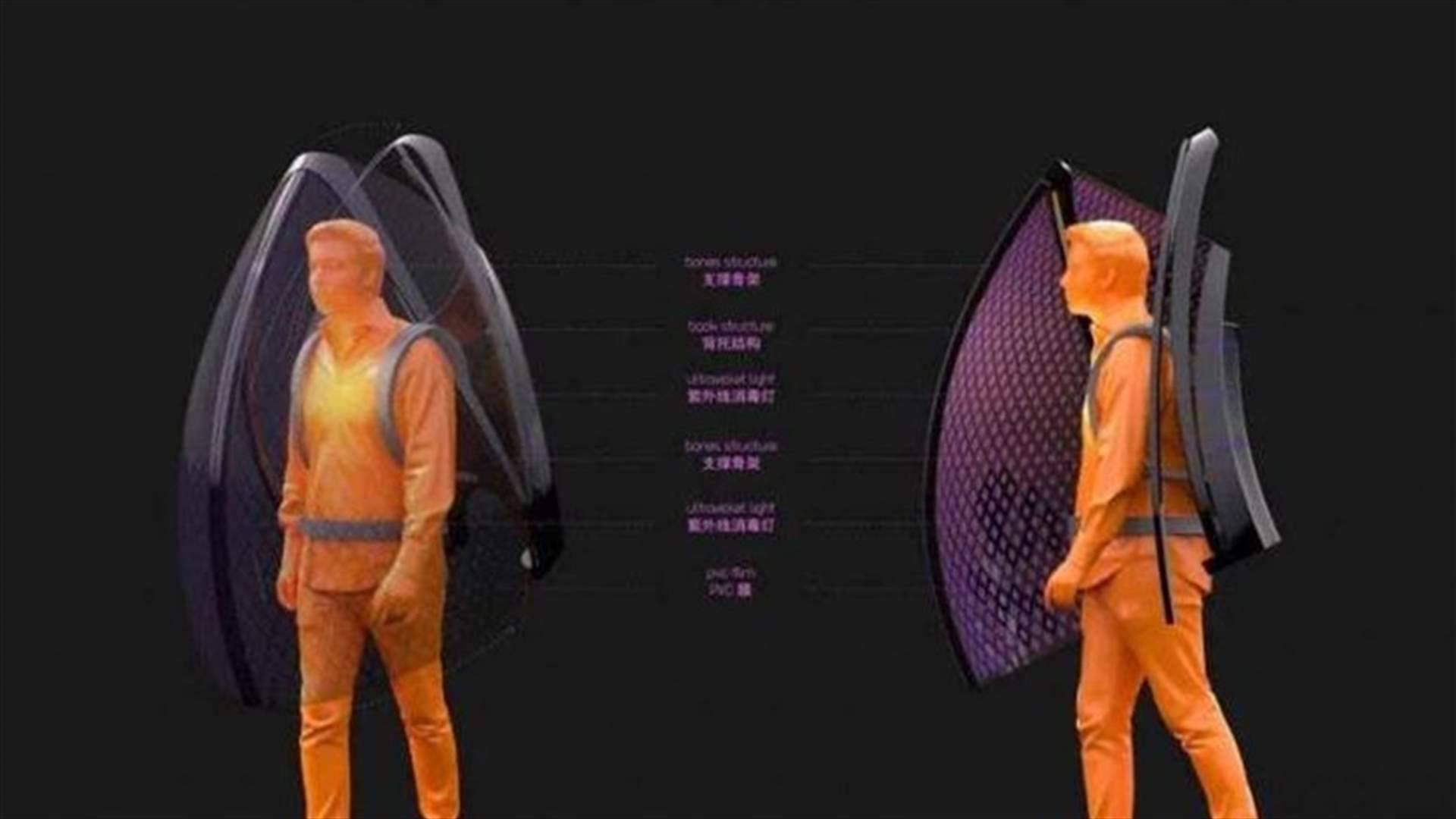 مهندس صيني يصمم درعاً واقياً من فيروس كورونا مستوحى من الخفافيش (صور)