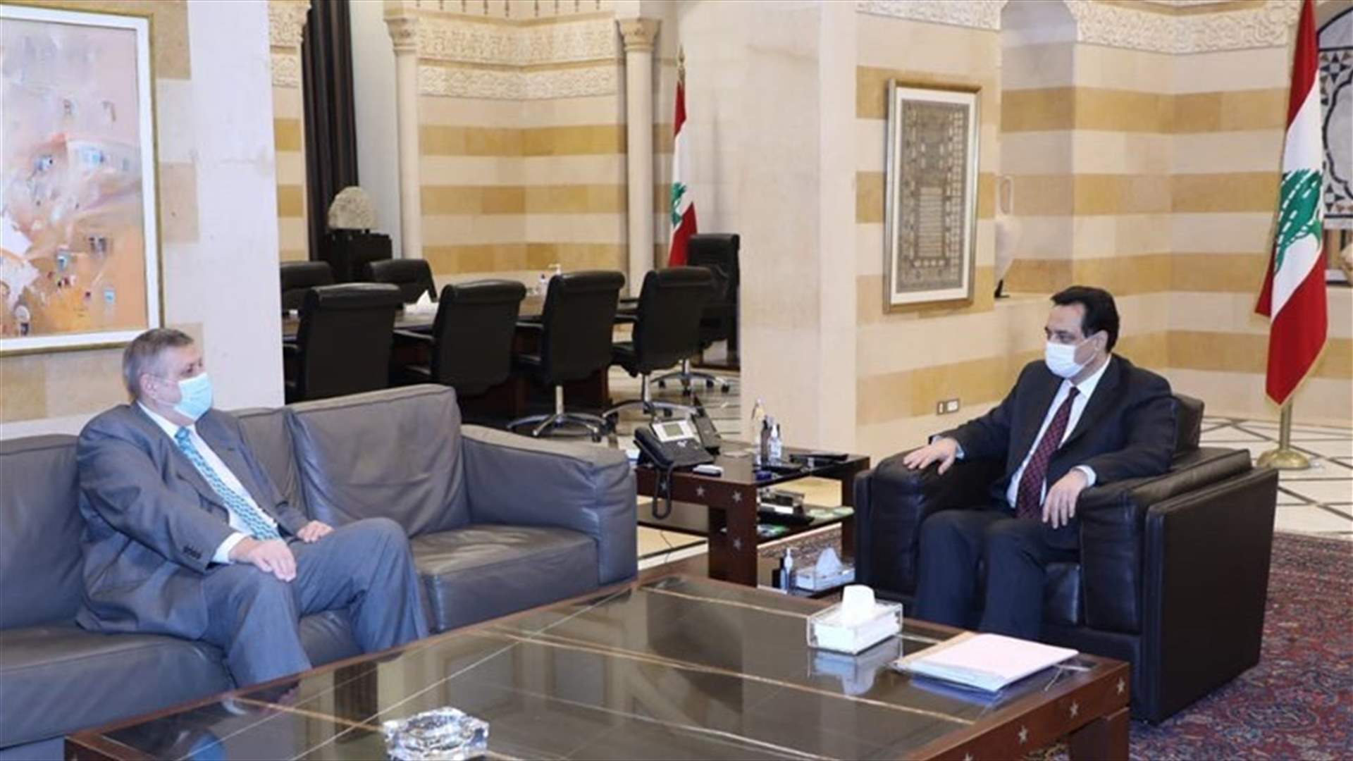 PM Diab meets UN’s Kubis  ​