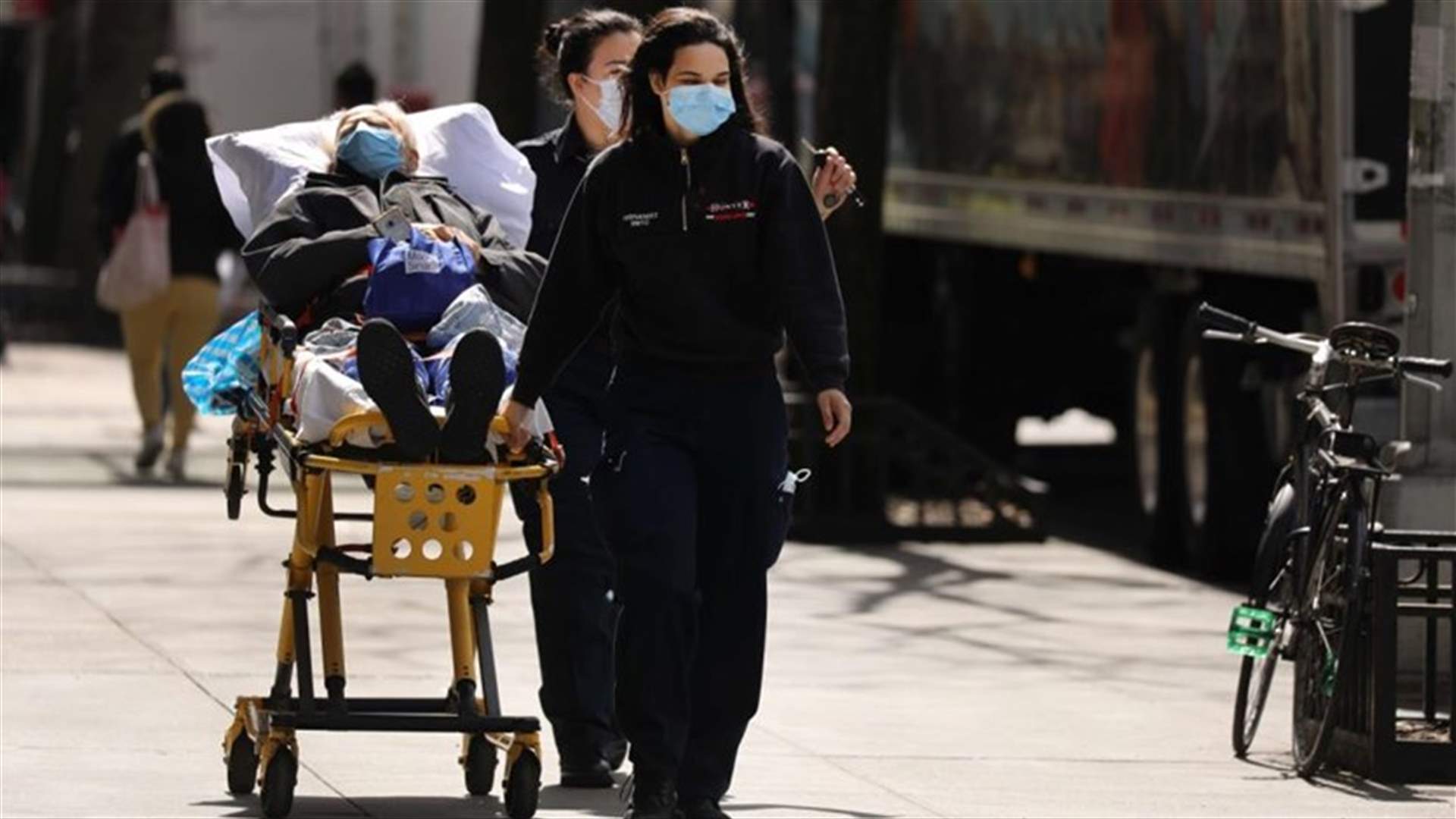 New York state reports 594 coronavirus deaths in past 24 hours