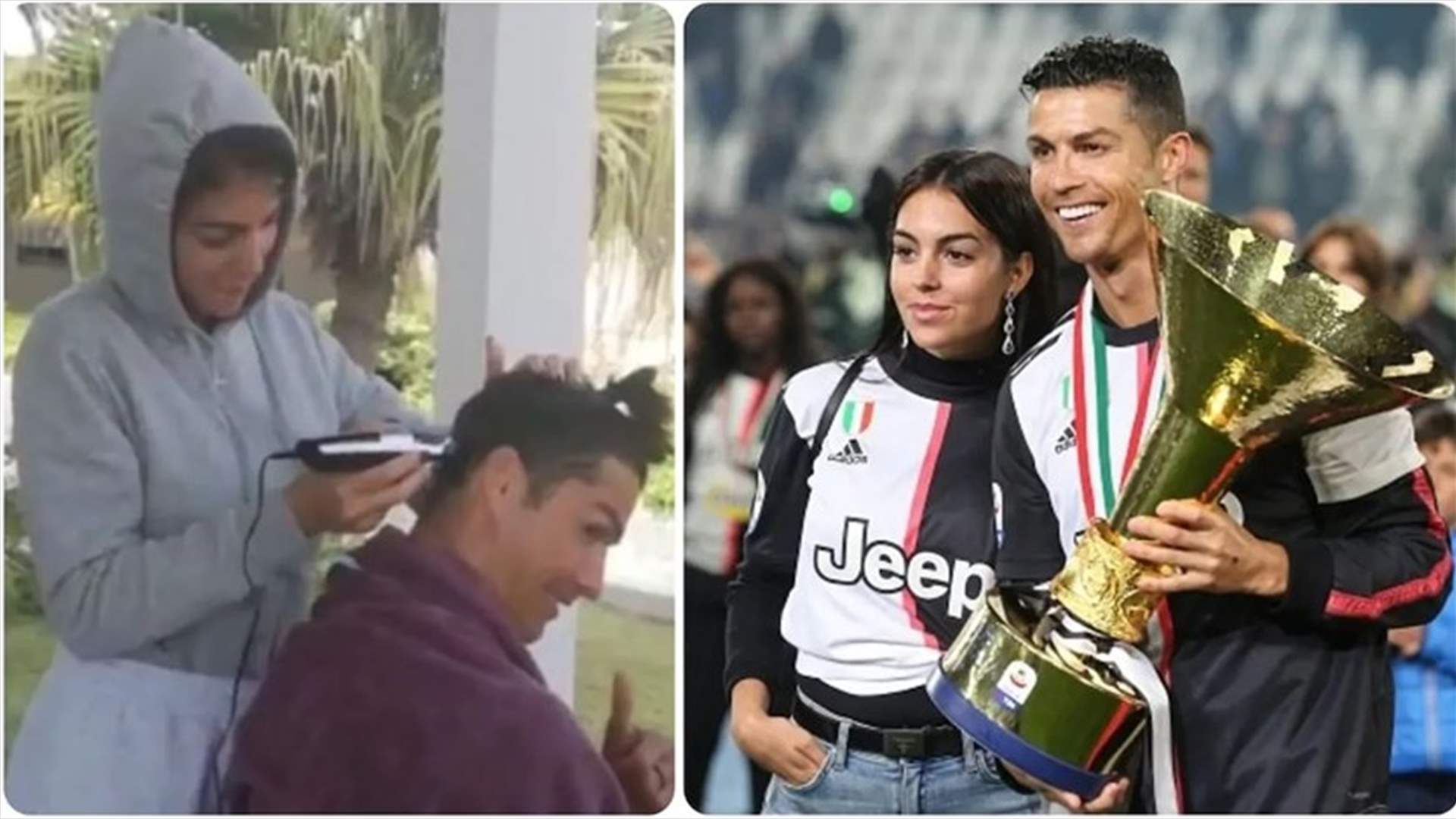 جورجينا رودريغز تتحول إلى حلاق رونالدو الخاص بسبب الحجر المنزلي (فيديو)