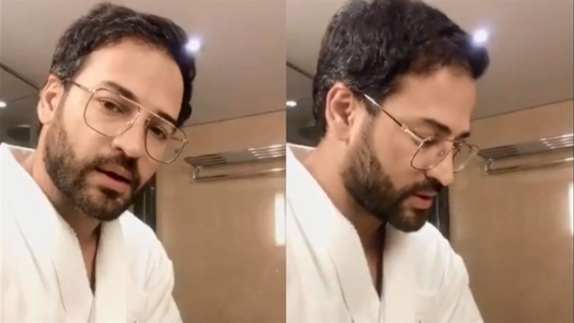 وسام حنا وثّق حجره الصحي بعد عودته الى لبنان بالفيديو.. ما نتيجة فحوصه الطبية؟