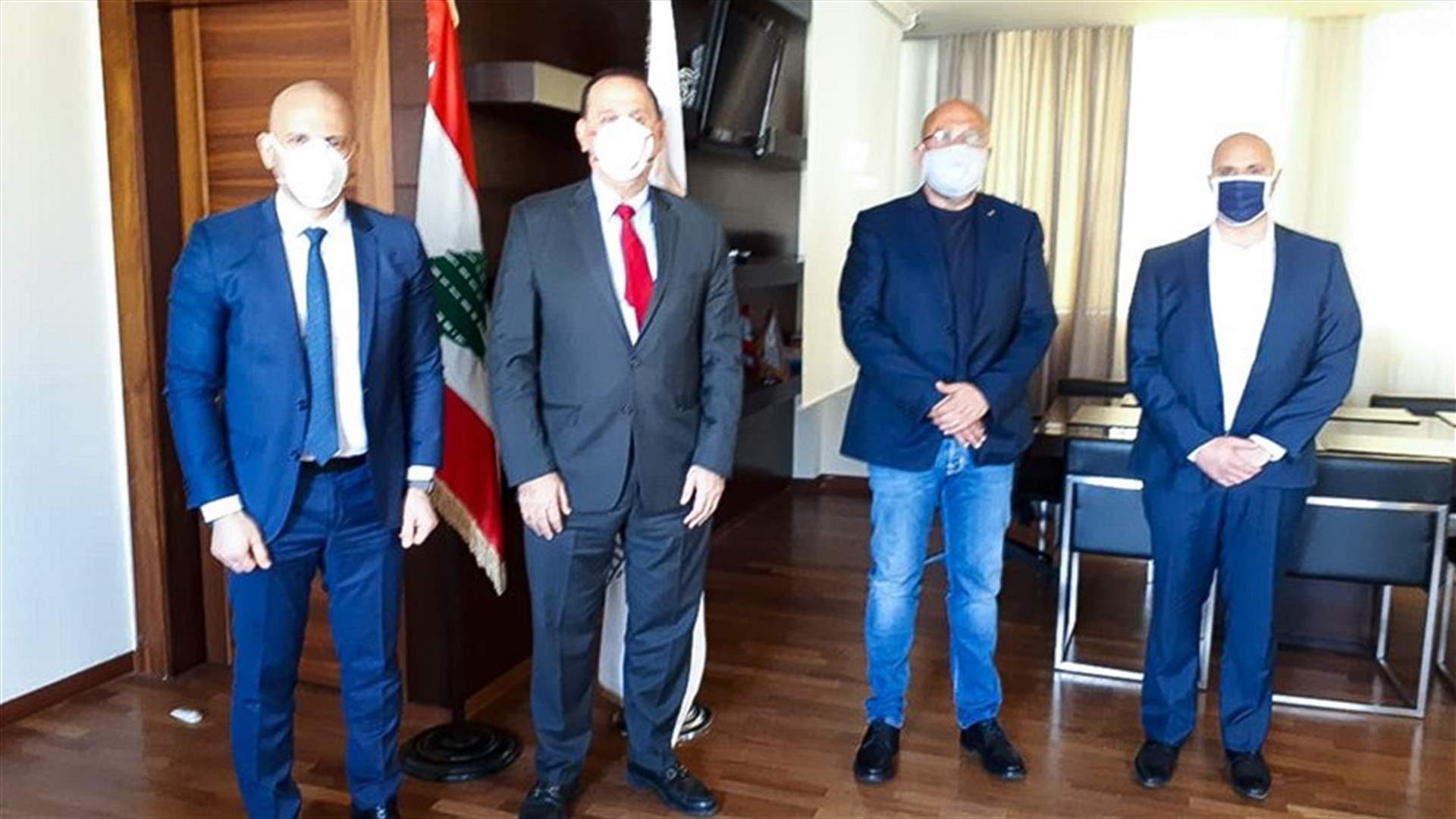 حب الله بحث مع وفد من "الفرانشايز" آليات مواجهة تداعيات الازمة الاقتصادية بعد الانتهاء من فيروس كورونا
