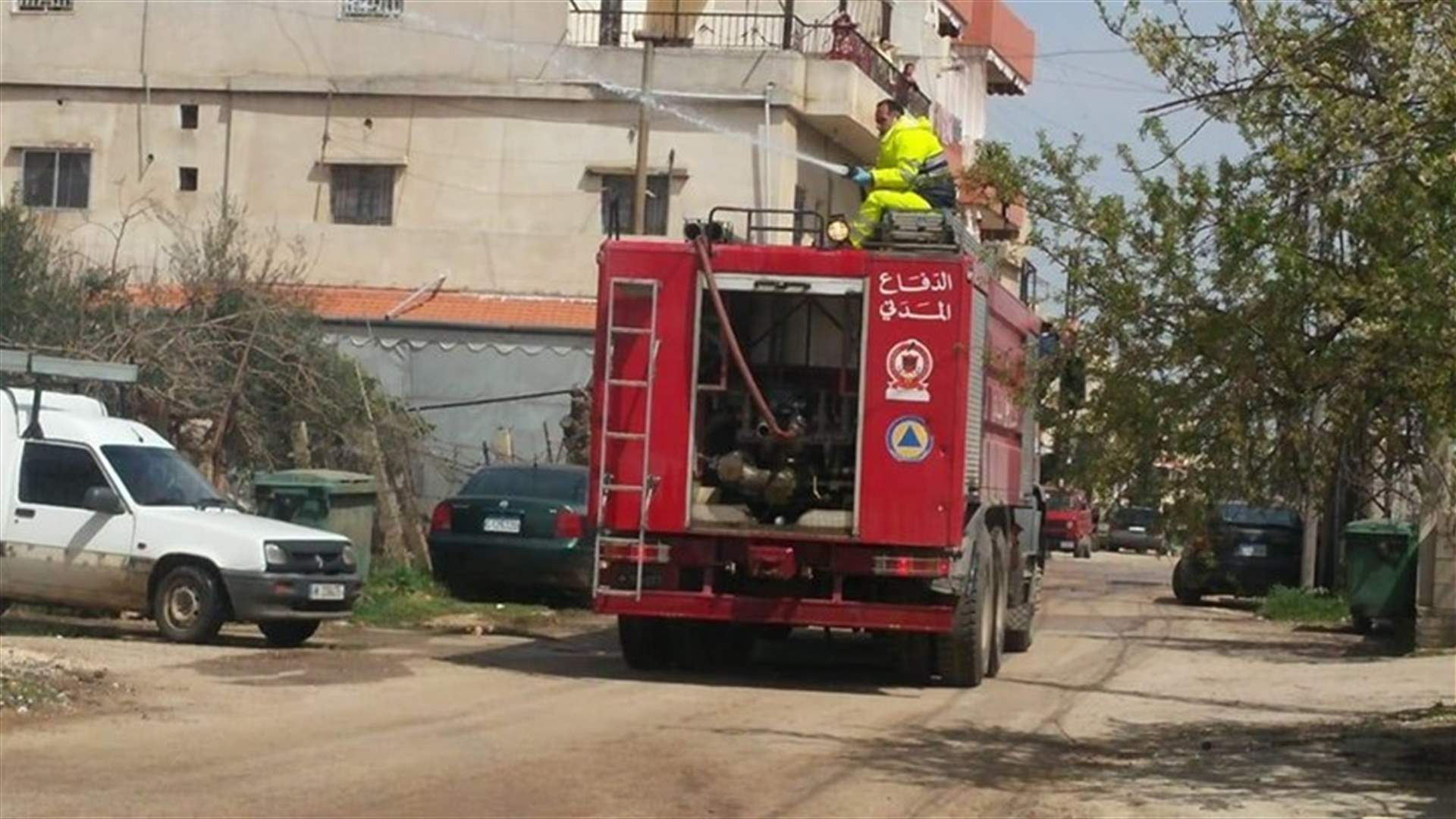 عدد من عناصر الدفاع المدني في حلبا خضعوا لفحوص الـ PCR والنتائج سلبية