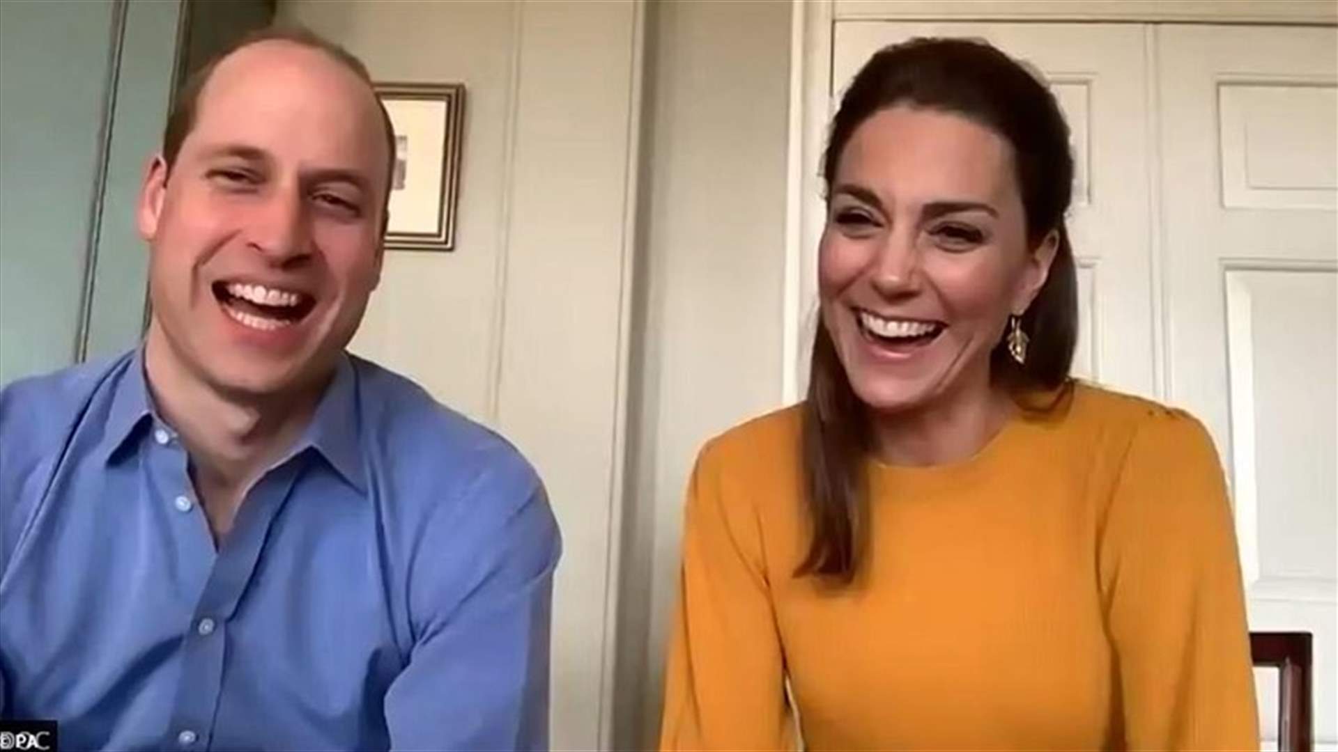 الأمير وليام وكيت ميدلتون يفاجئان أبناء الأطباء... عبر مكالمة فيديو