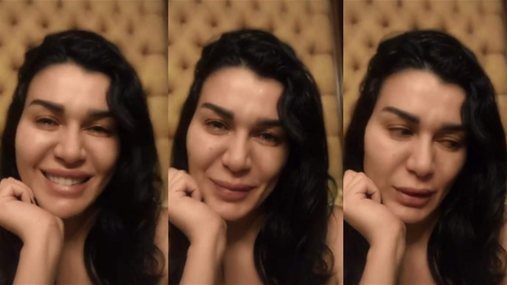 نادين الراسي تبكي على "تيك توك".. فهل هي بخير؟ (فيديو)