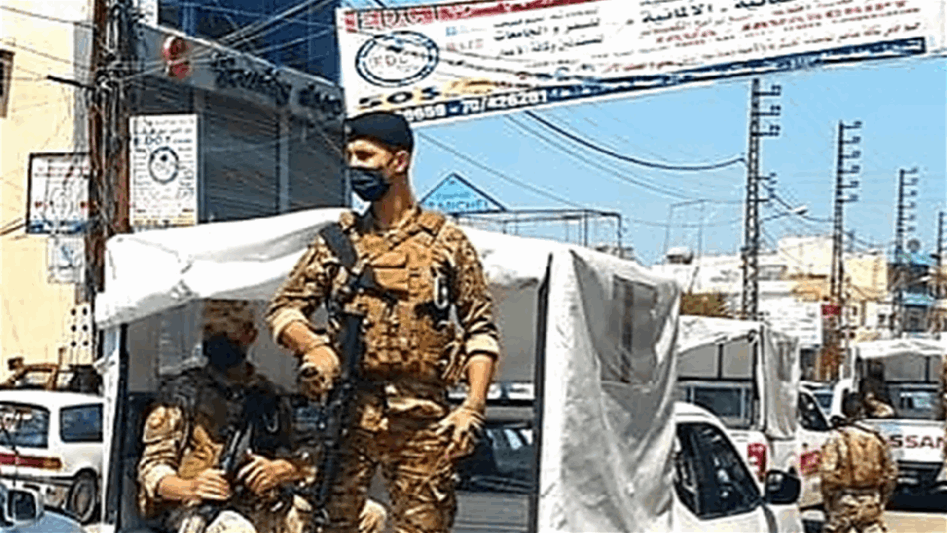 دورية للشرطة العسكرية في حلبا وجوارها