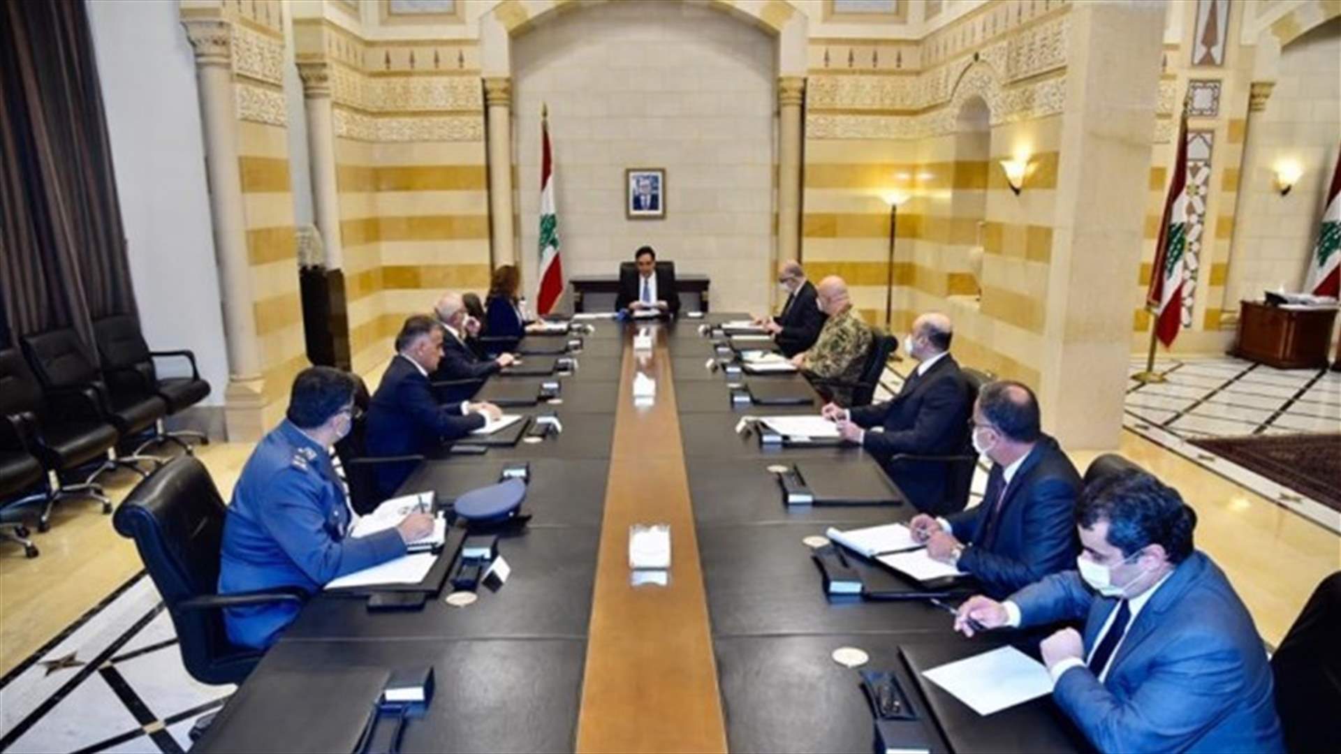 دياب شارك في اجتماع لجنة التدابير العسكرية... والبحث تناول التدبير رقم 3
