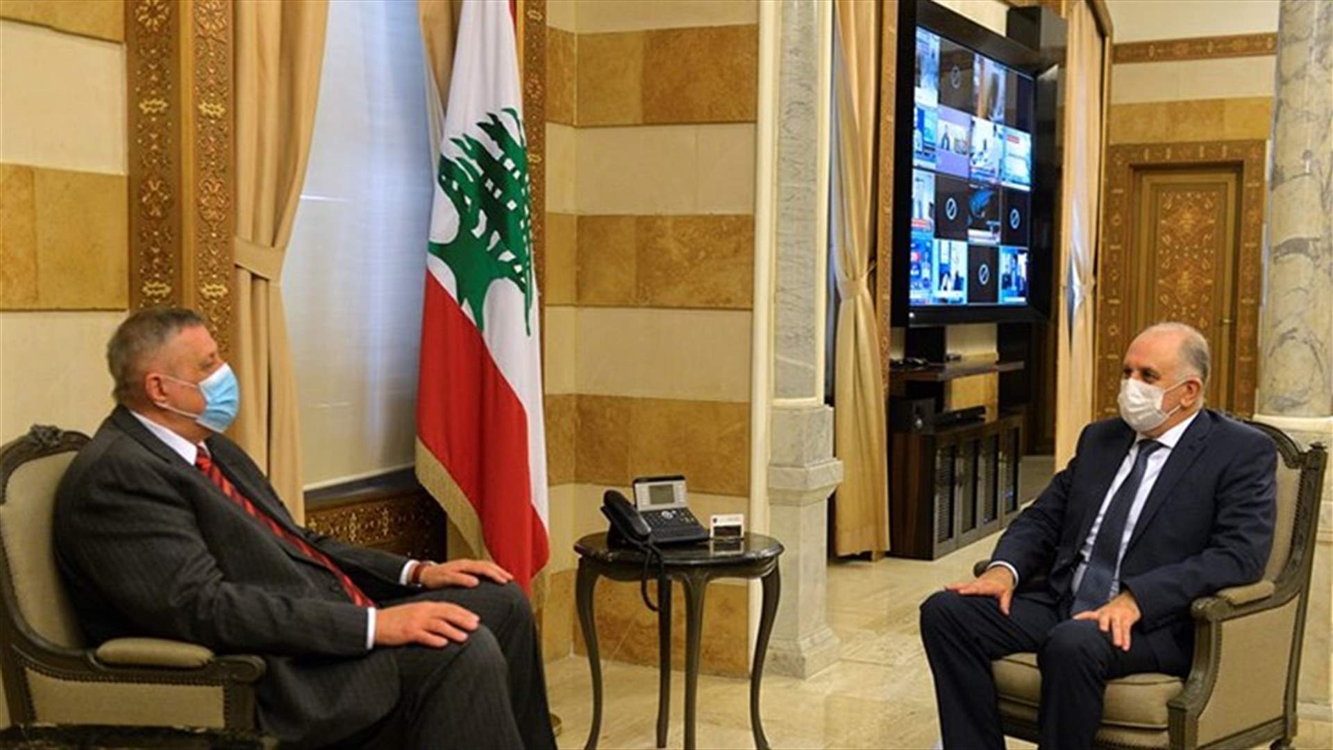 فهمي استقبل سفيرة إيطاليا وعرض مع كوبيتش للأوضاع اللبنانية