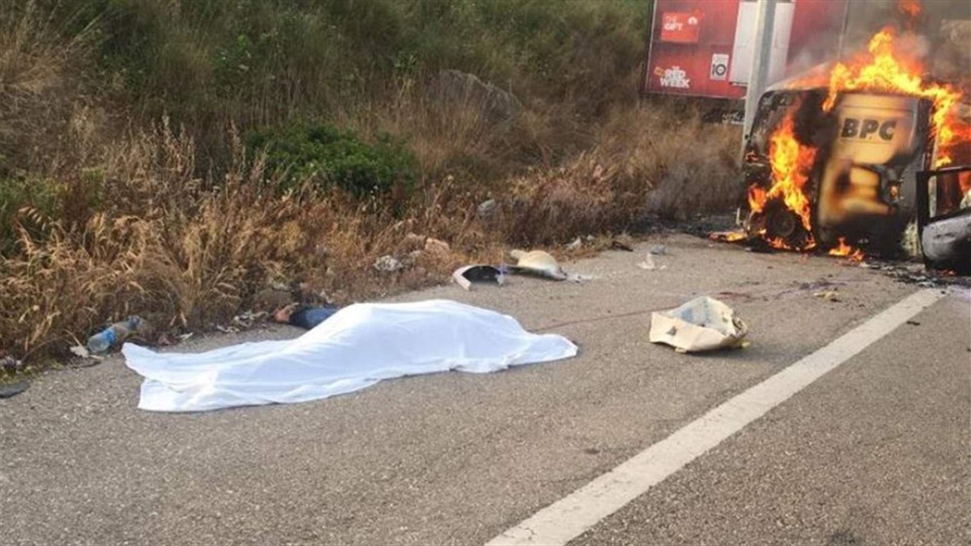 قتيل وجريح في حادث سير بالخرايب (صورة)