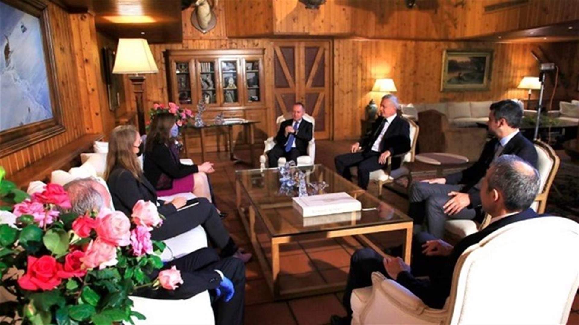 فرنجيه استقبل السفيرة الأميركية في لبنان