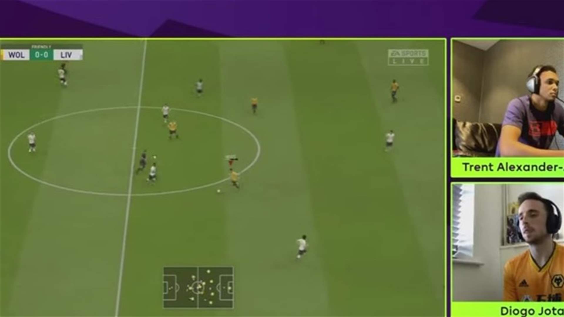 ديوغو غوتا يفوز بلقب الدوري الإنكليزي في لعبة الـFIFA20 للألعاب الإلكترونية
