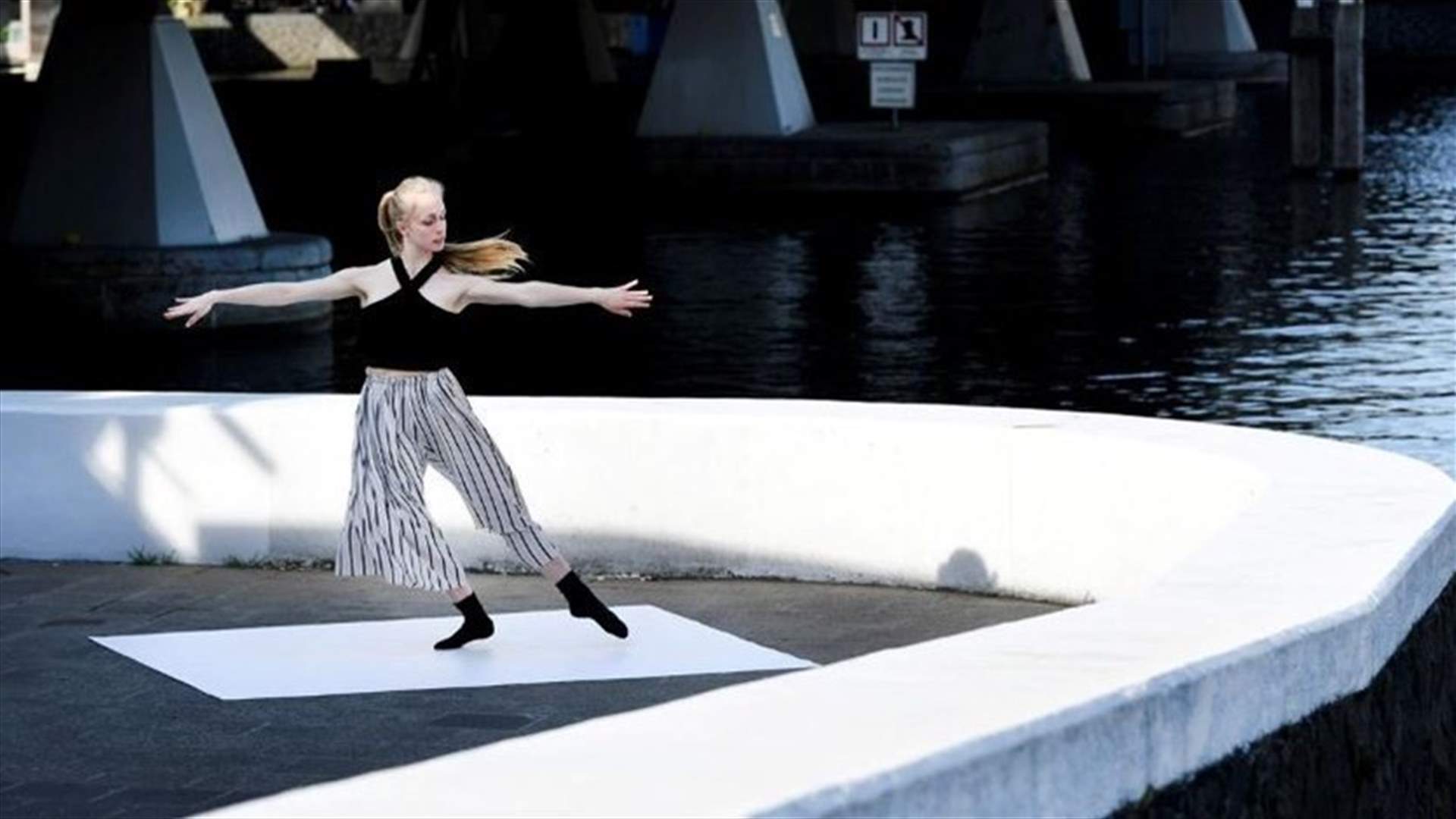 Dancing in the streets: Ballet stars perform in empty Amsterdam-[PHOTOS]