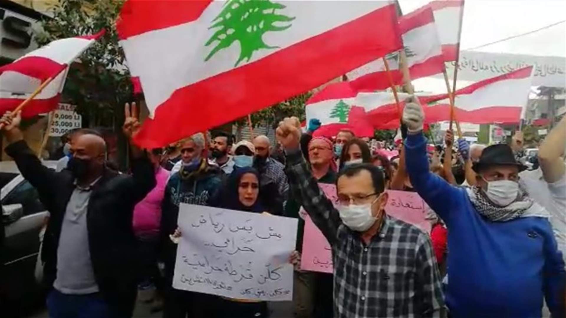 مسيرة سيارة لحراك النبطية