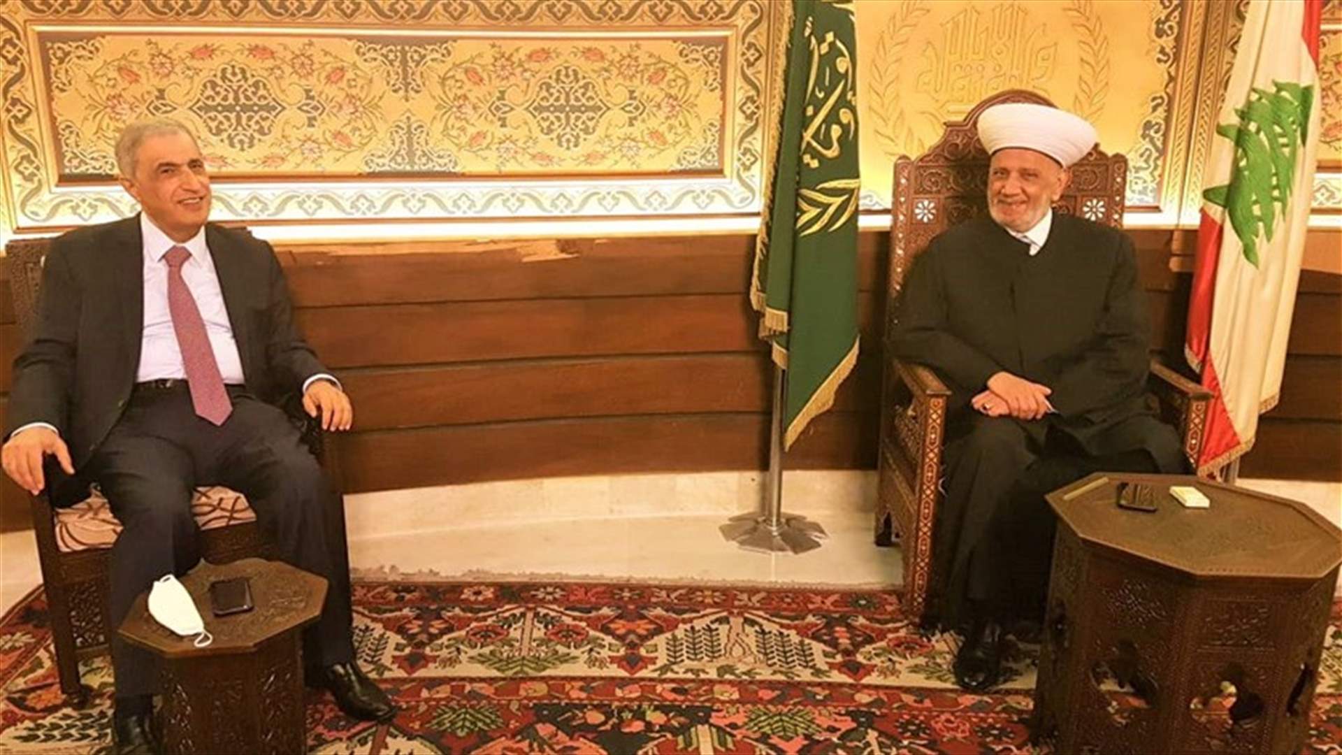 قاسم هاشم التقى دريان: الإنقاذ مسؤولية وطنية تحتم على الجميع الإشتراك في مسيرة الإنقاذ