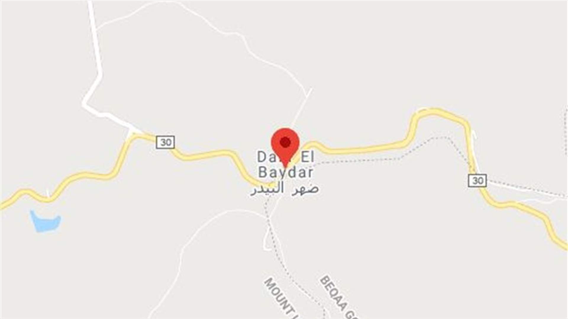 سيارة مسروقة واطلاق نار على حاجز ضهر البيدر ووقوع اصابات... ماذا حصل؟