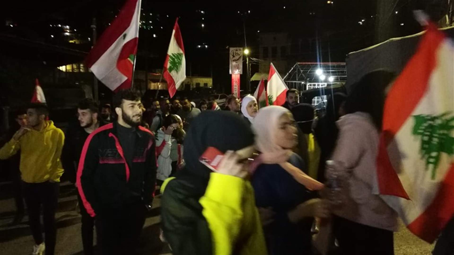 مسيرة احتجاجية في حاصبيا ضد الغلاء وارتفاع الأسعار