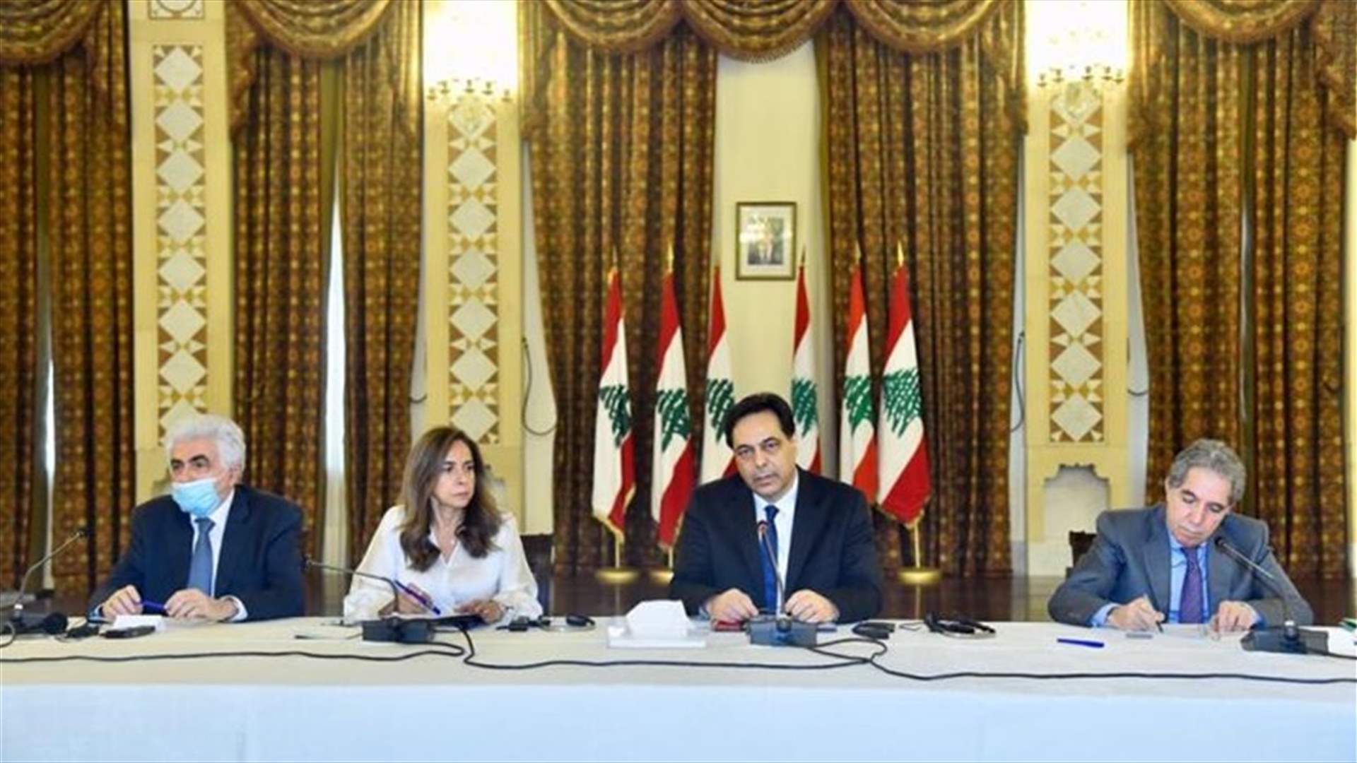 دياب ترأس اجتماعا لعرض الخطة المالية بحضور سفراء: نتطلع إلى مشاركتكم الفاعلة في مجالس المؤسسات الدولية لدعم جهودنا