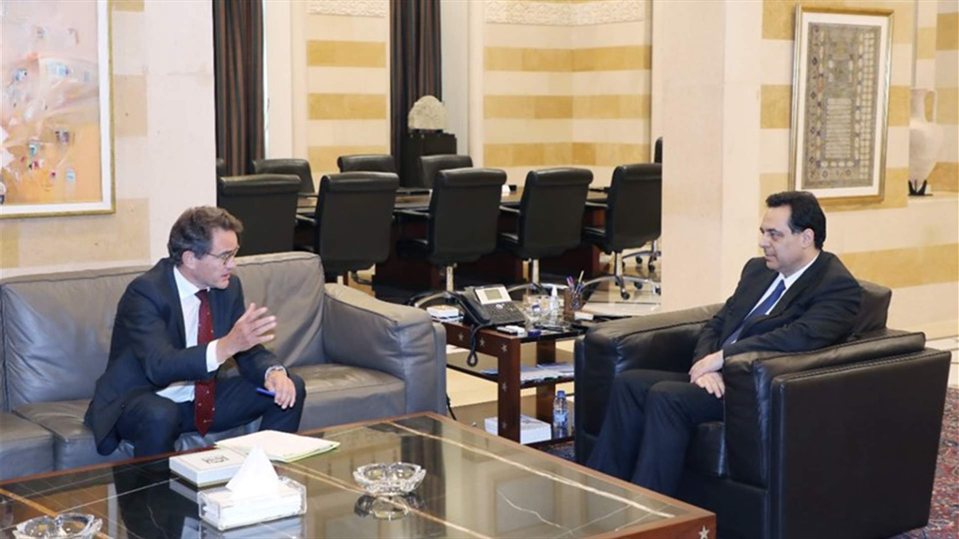 Diab meets German Ambassador