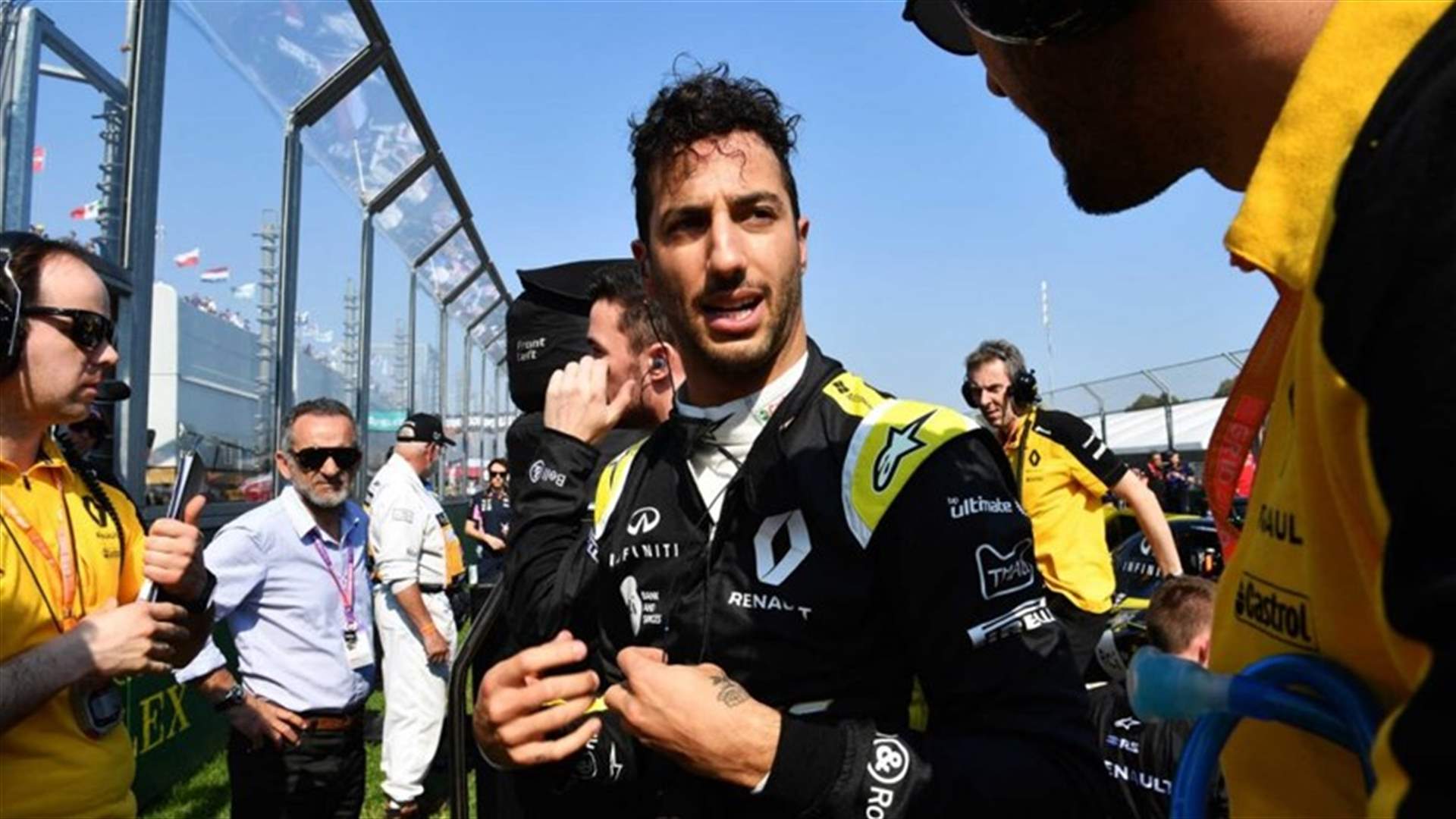 دانيال ريكياردو: الكل سيكون على أهبة الإستعداد للإنطلاق لكن أتوقع قليلاً من الفوضى