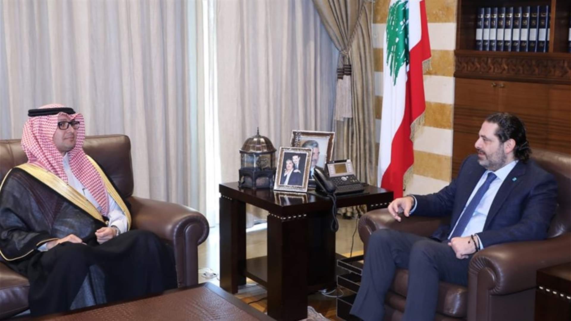 الحريري يبحث آخر المستجدات مع بخاري