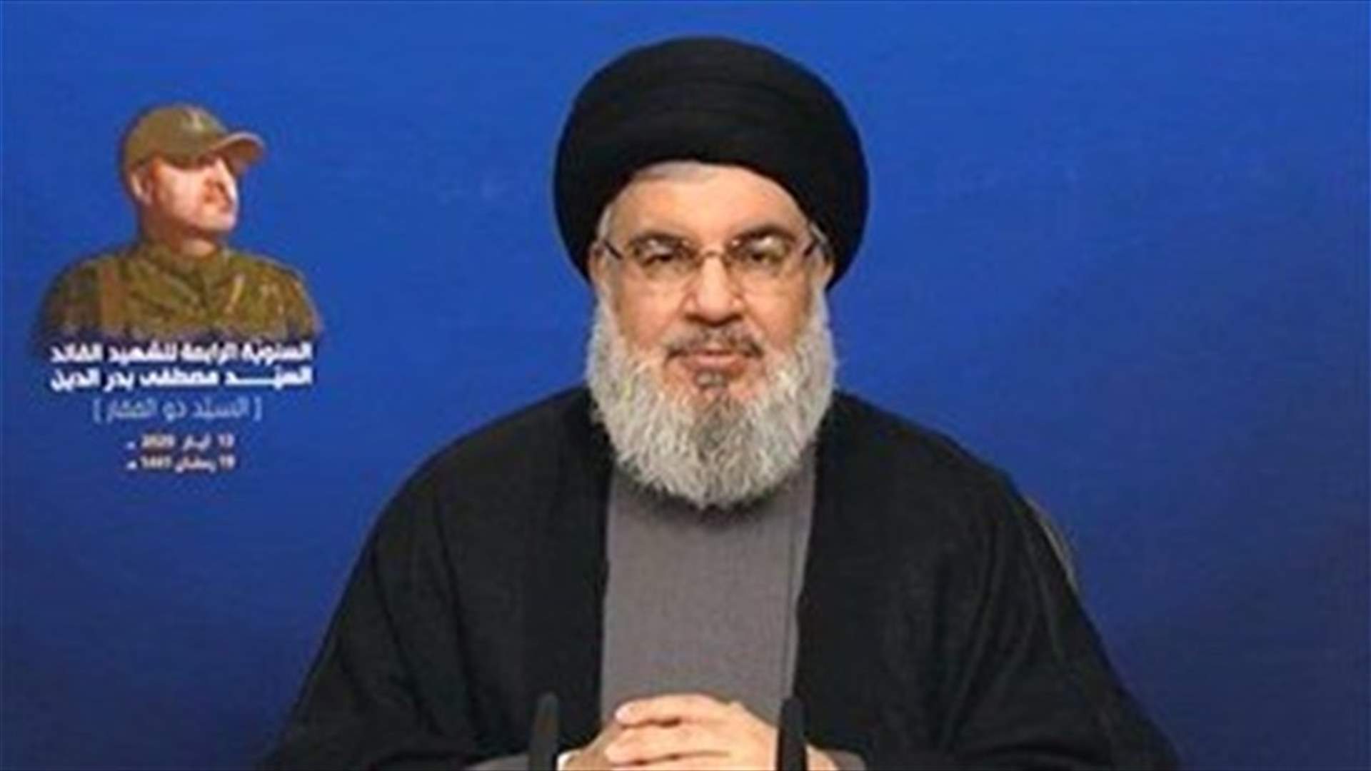 Hezbollah chief Nasrallah: Syria is an economic need for Lebanon