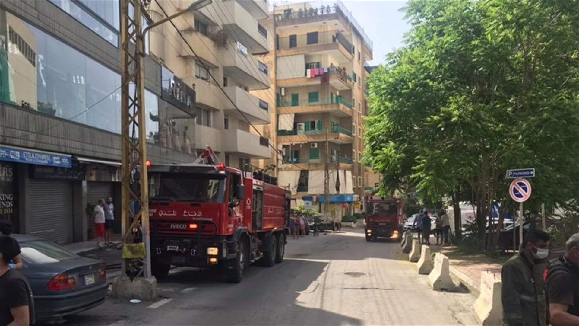 مقتل شخص اثر حريق داخل شقة في ذوق مكايل... ونقل مصابة الى المستشفى (صوَر)