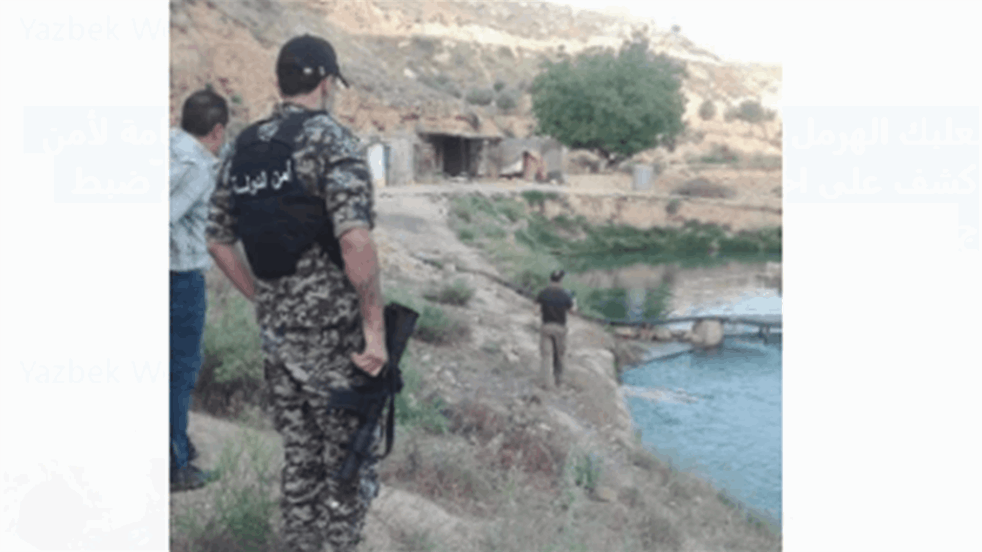 ضبط كمية من مخلفات الدجاج في العاصي (صورَ)