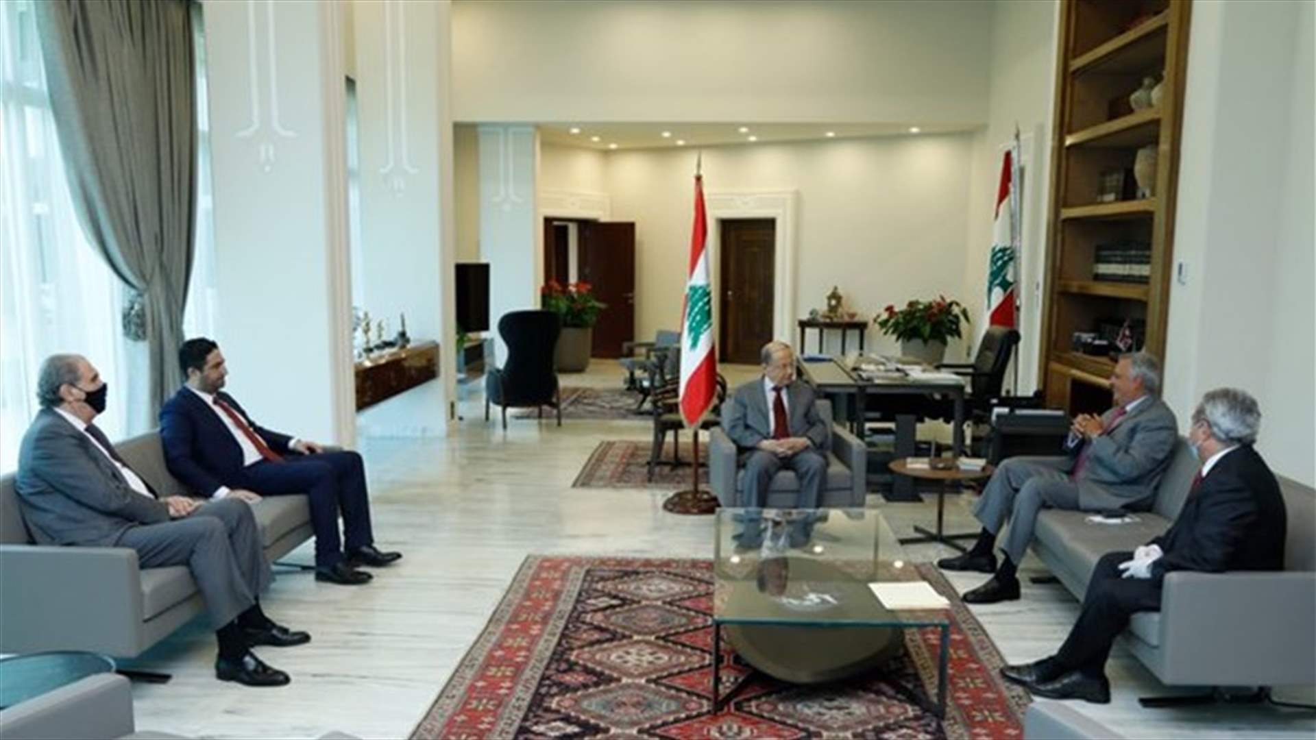 عون استقبل أرسلان ومشرفية والغريب... وبحثٌ في وضع الجبل وملف النازحين السوريين