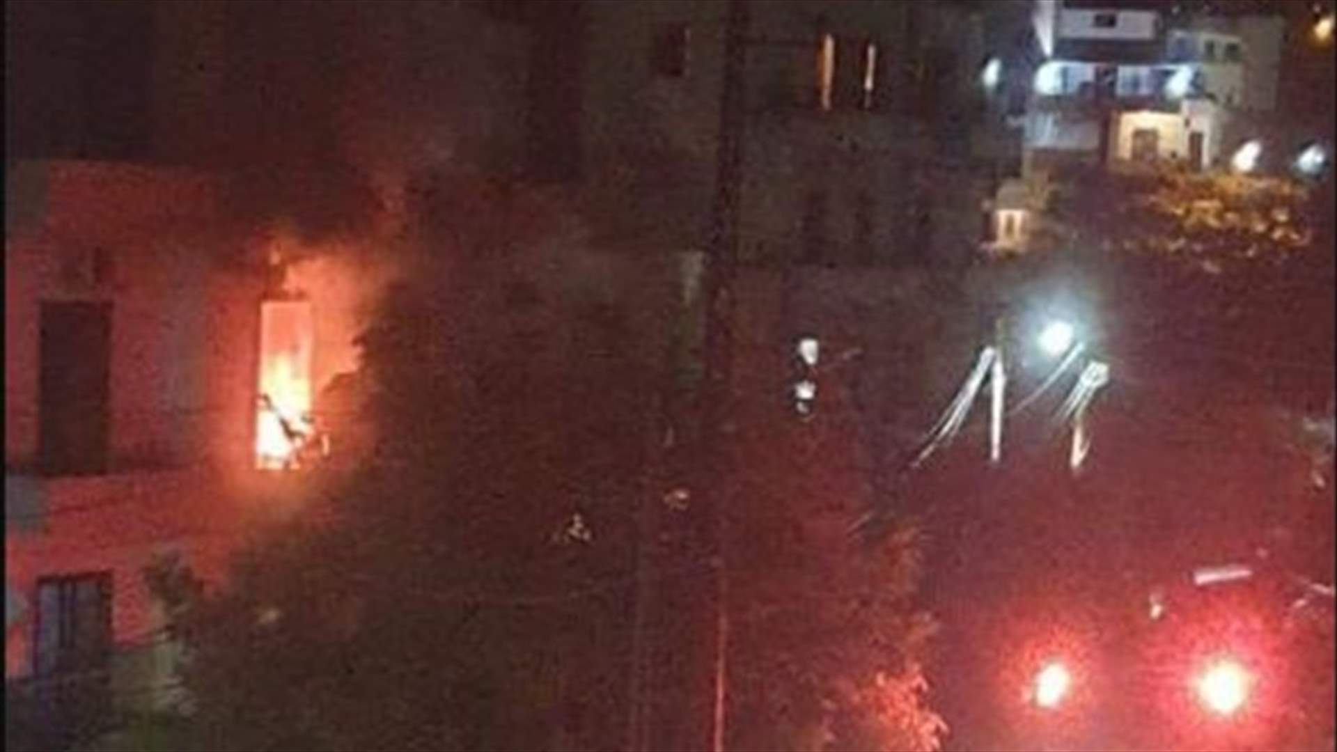 حريق داخل منزل في كفرصارون