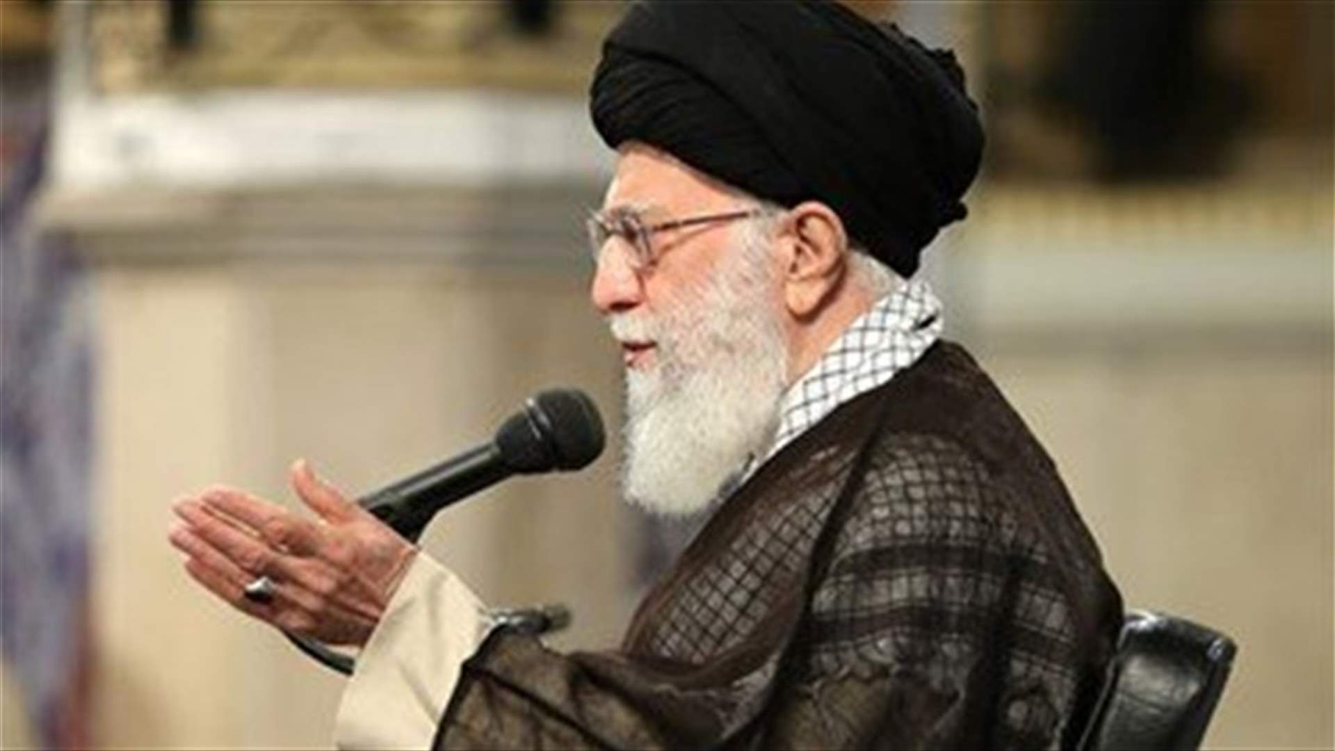 Iran leader hails armed support for Palestinians against 'tumor' Israel