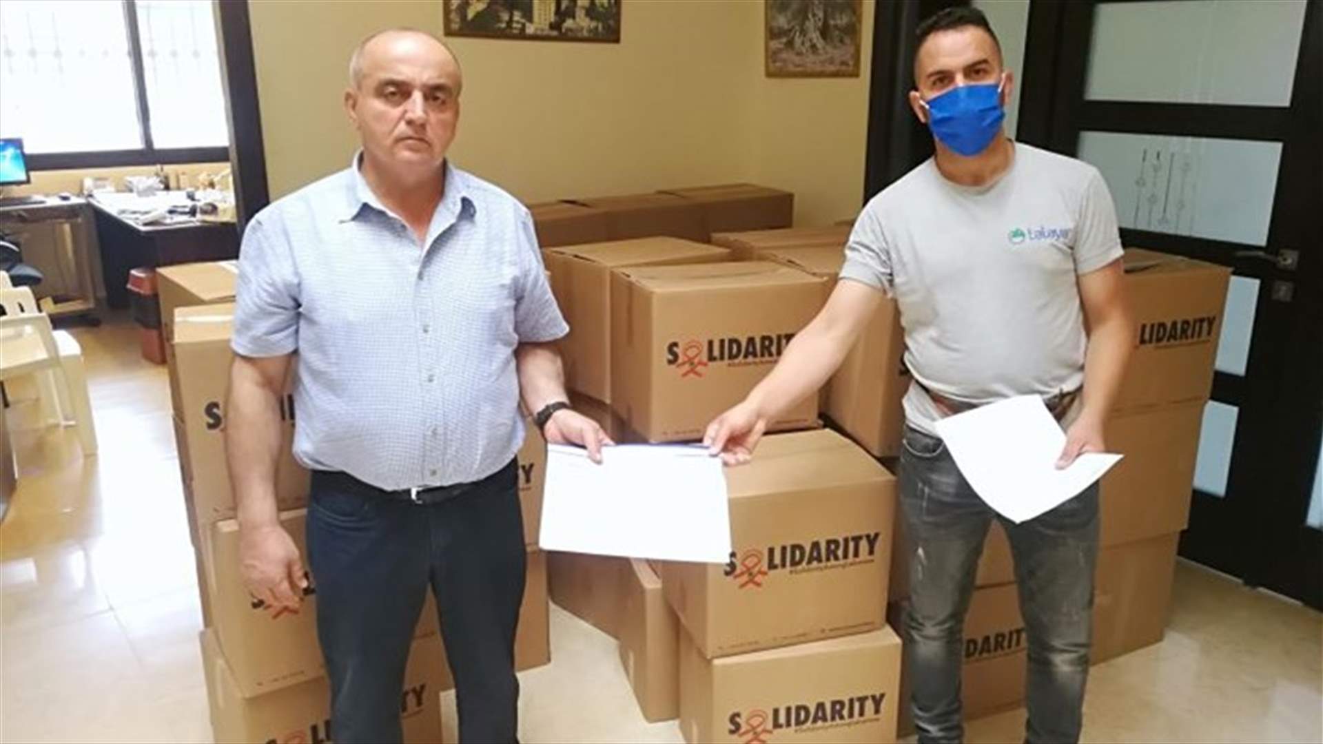 المؤسسة المارونية للانتشار وزعت حصصا غذائية على بلديات في مرجعيون وحاصبيا