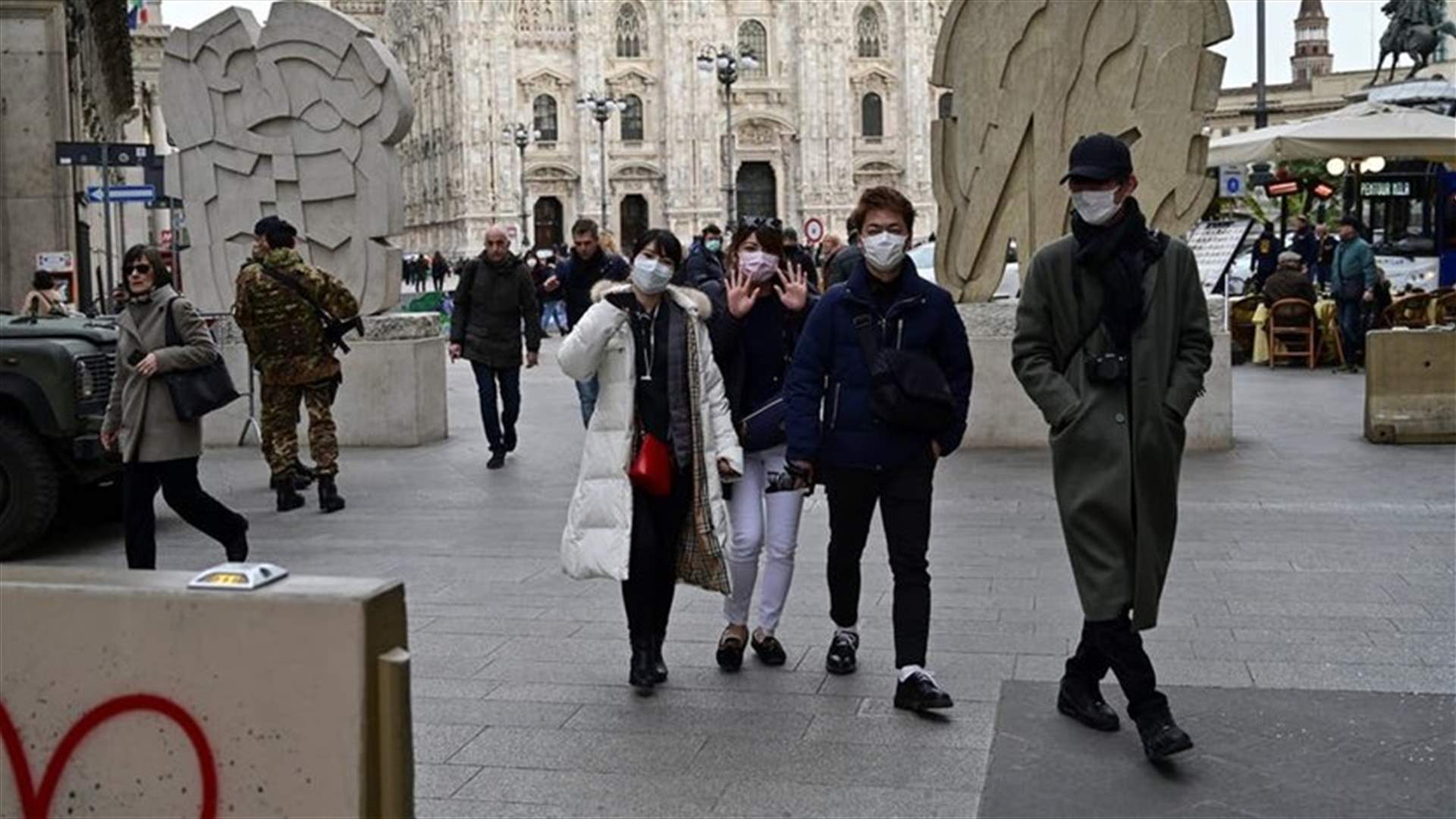 إيطاليا تسجل 70 وفاة و593 إصابة جديدة بفيروس كورونا