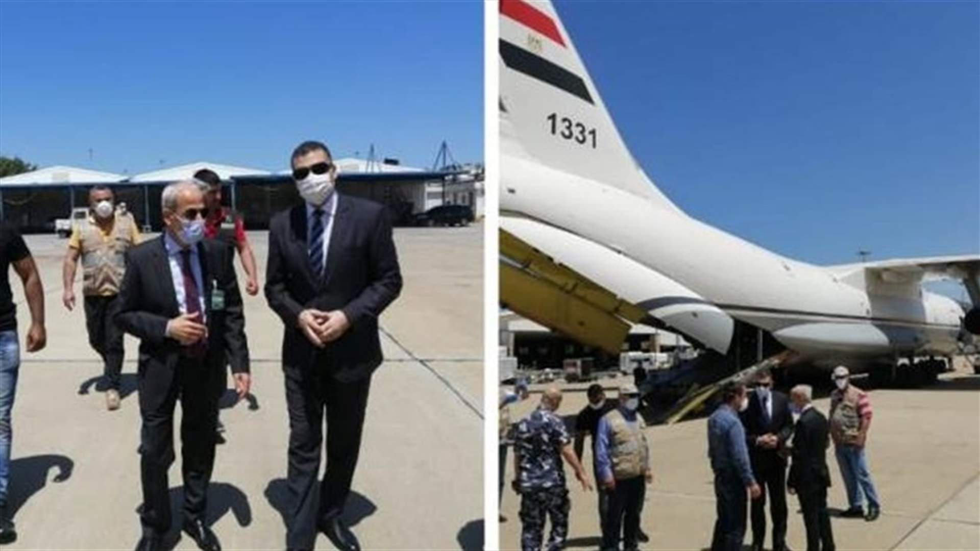 طائرة عسكرية مصرية وصلت إلى بيروت... اليكم التفاصيل