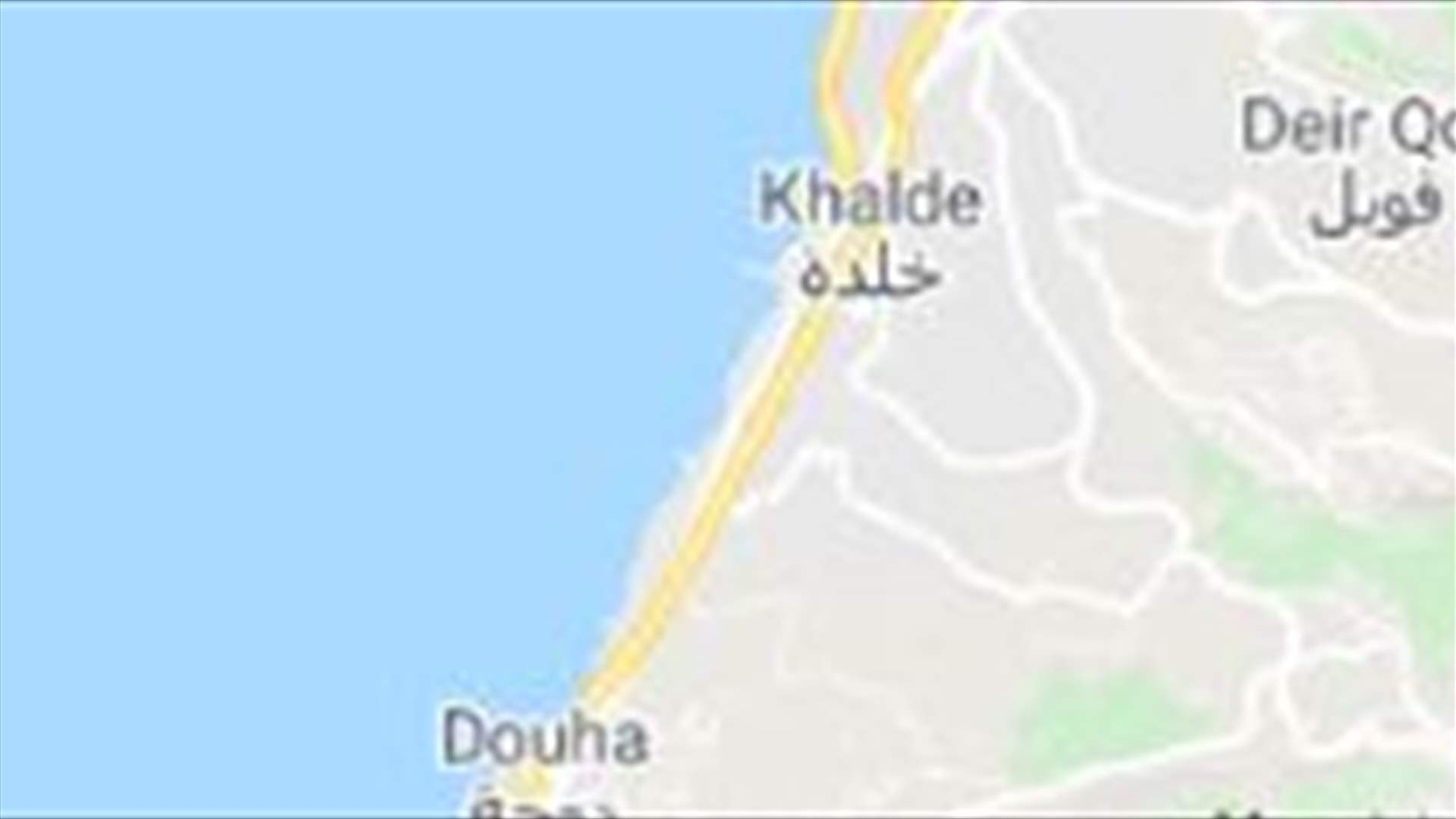 مقتل شخص اثر انقلاب سيارة على اوتوستراد خلدة