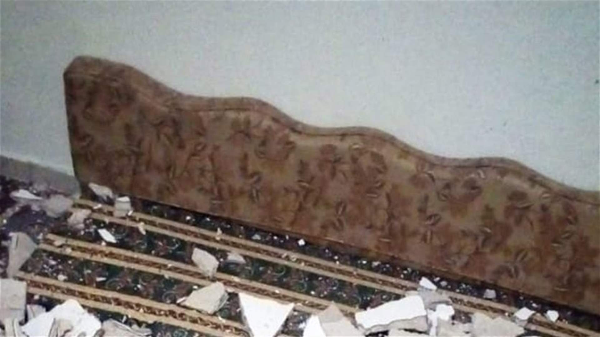 Family miraculously survives roof collapse in Kfareman-[PHOTOS]