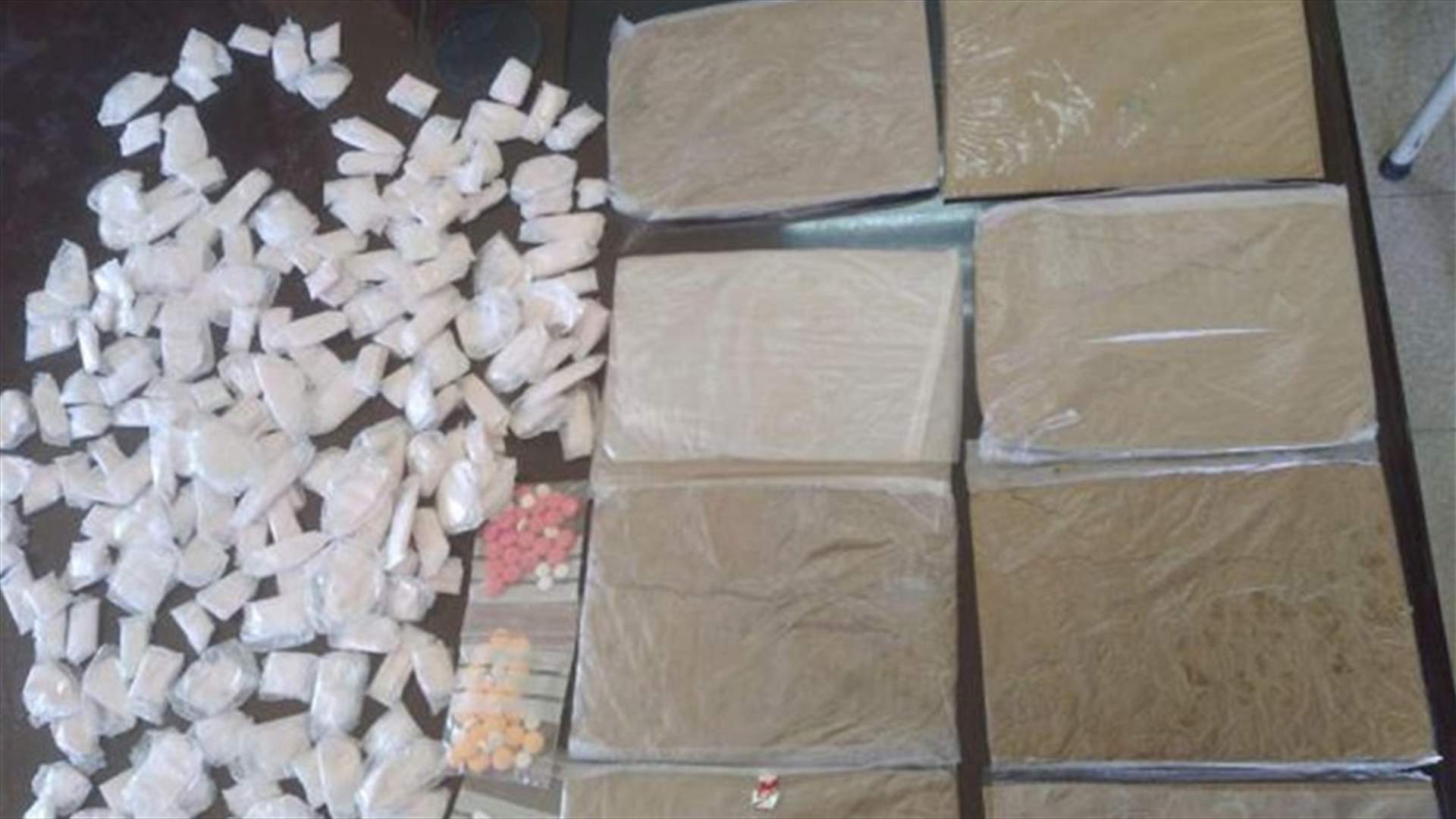 احباط محاولة تهريب كمية من المخدرات الى داخل سجن زحلة (صورة)