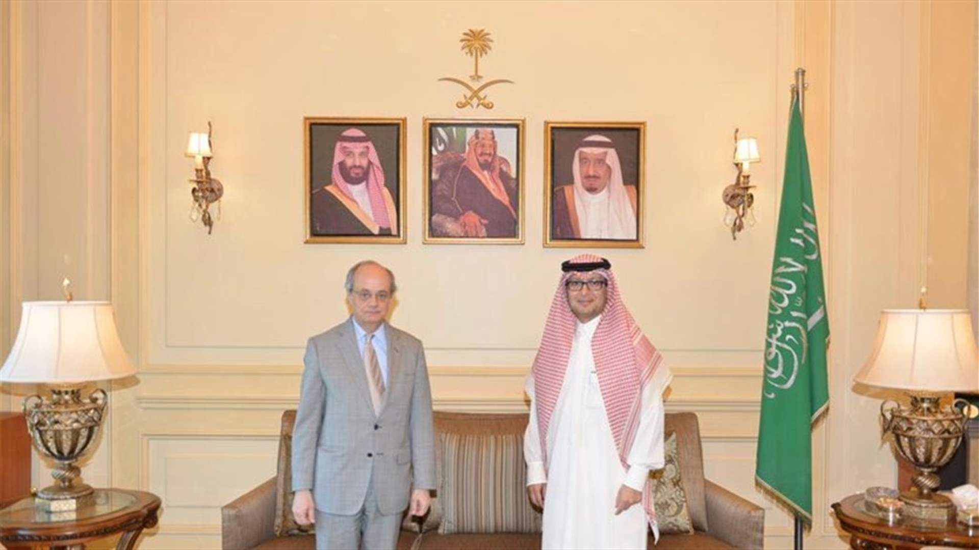 بخاري استقبل السفير الإسباني