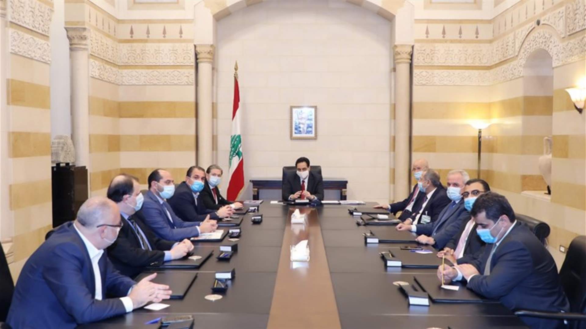دياب استقبل وفد اللقاء التشاوري... هذا ما جرى بحثه