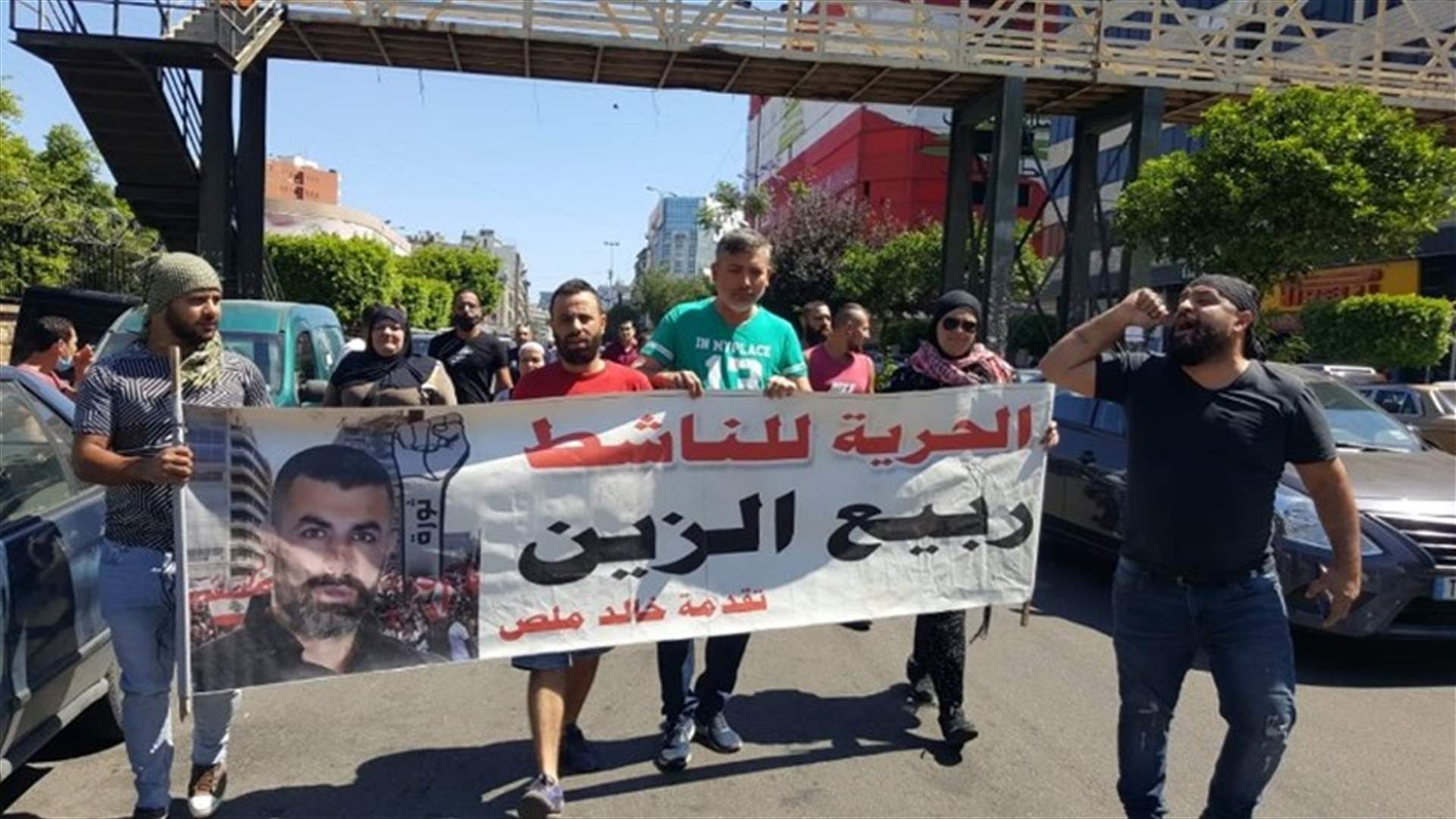 اعتصام أمام قصر العدل في طرابلس استنكارًا لتوقيف الناشطين
