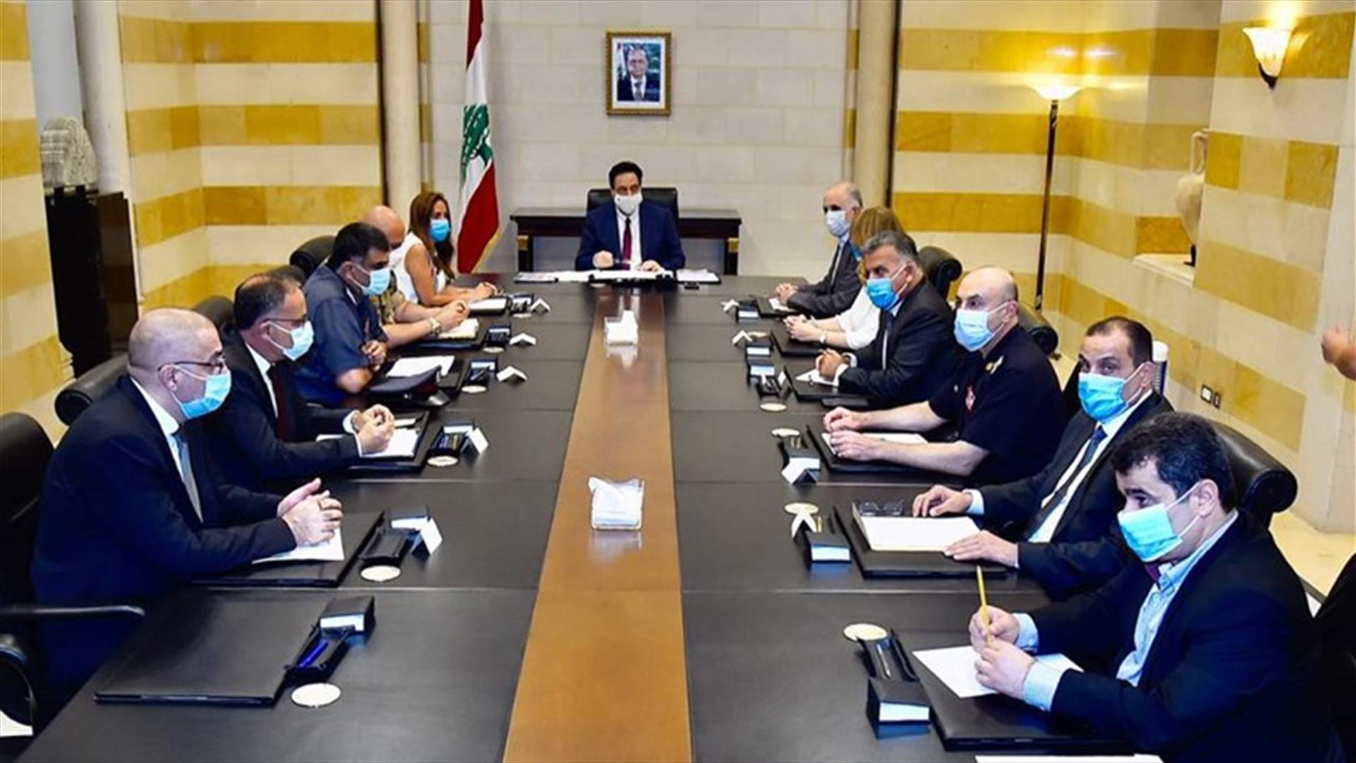 اجتماع امني وتأكيد على أهمية حفظ الأمن وصون السلم الأهلي...