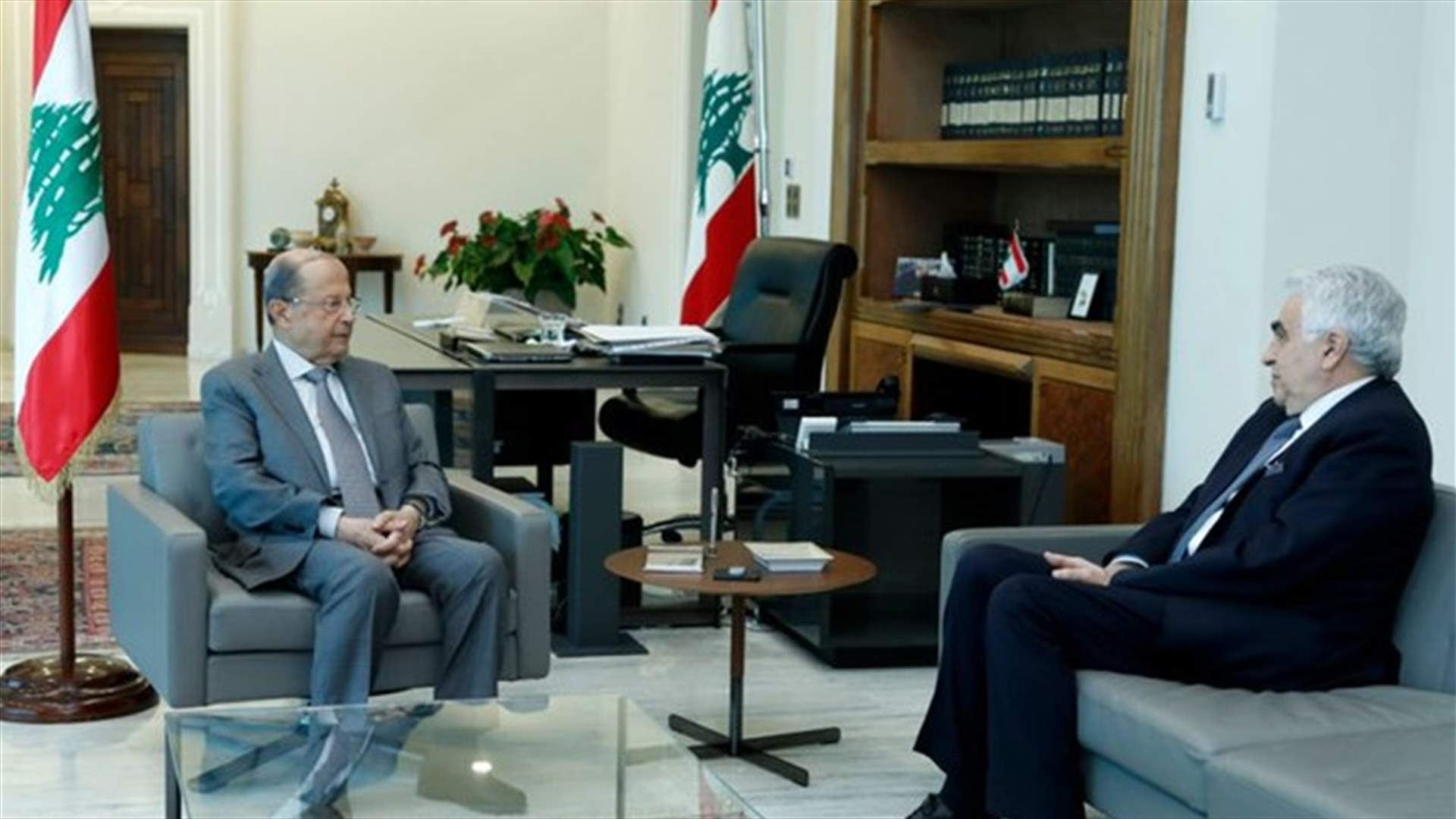 عون اطلع من حتي على الحركة الديبلوماسية التي يقوم بها لبنان للتمديد لليونيفيل