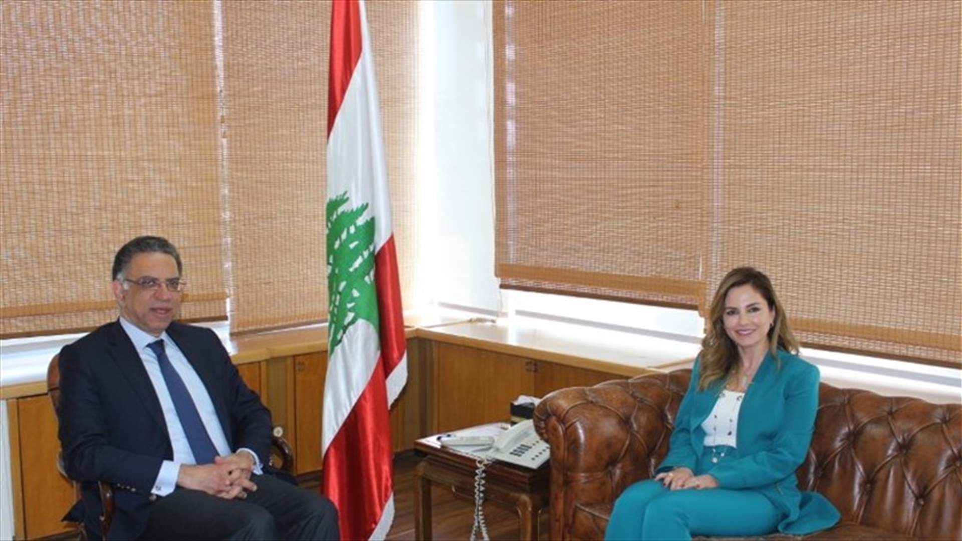 عبد الصمد زارت قطار واتفقت معه على معايير مرحلة الفرز الثانية لمنصب المدير العام لتلفزيون لبنان