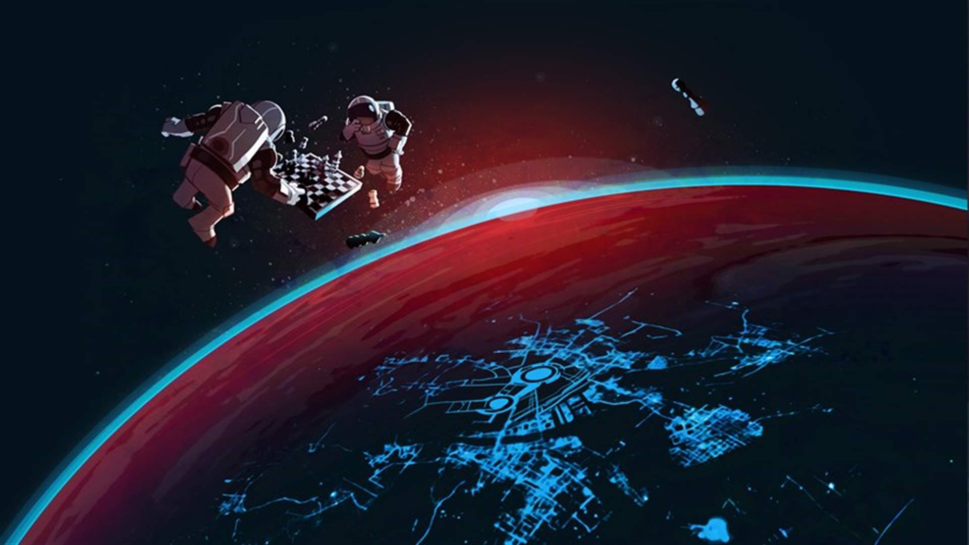 مباراة شطرنج في المحطة الفضائية الدولية وتعادل مع الأرض
