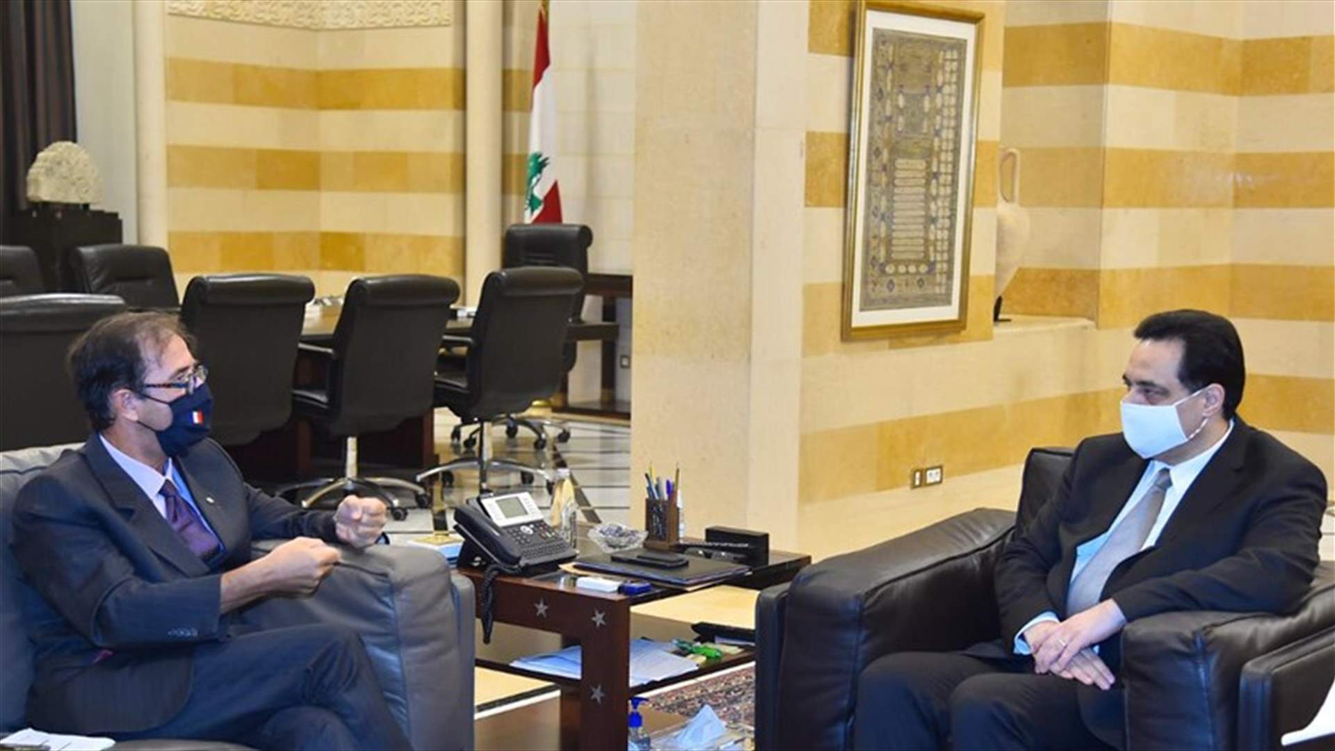 دياب التقى فوشيه وكوبيتش... ماذا بحث مع كل منهما؟