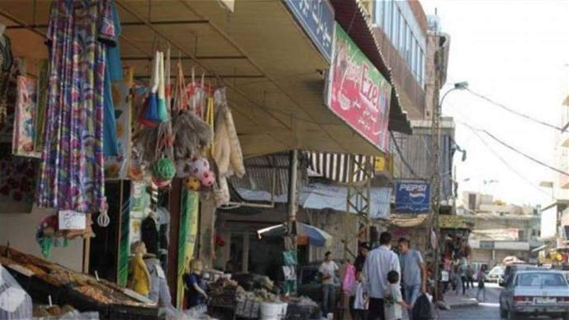 إضراب السوق التجاري في بعلبك احتجاجا على ارتفاع سعر الدولار