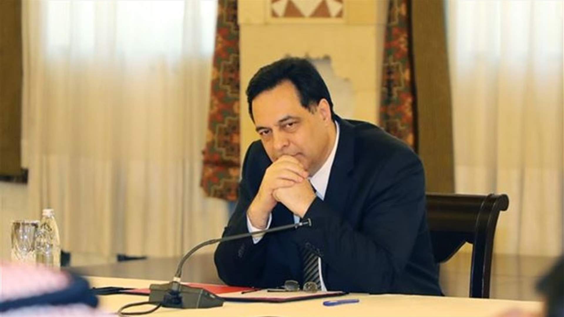 دياب يتوجّه مساء بكلمة الى اللبنانيين