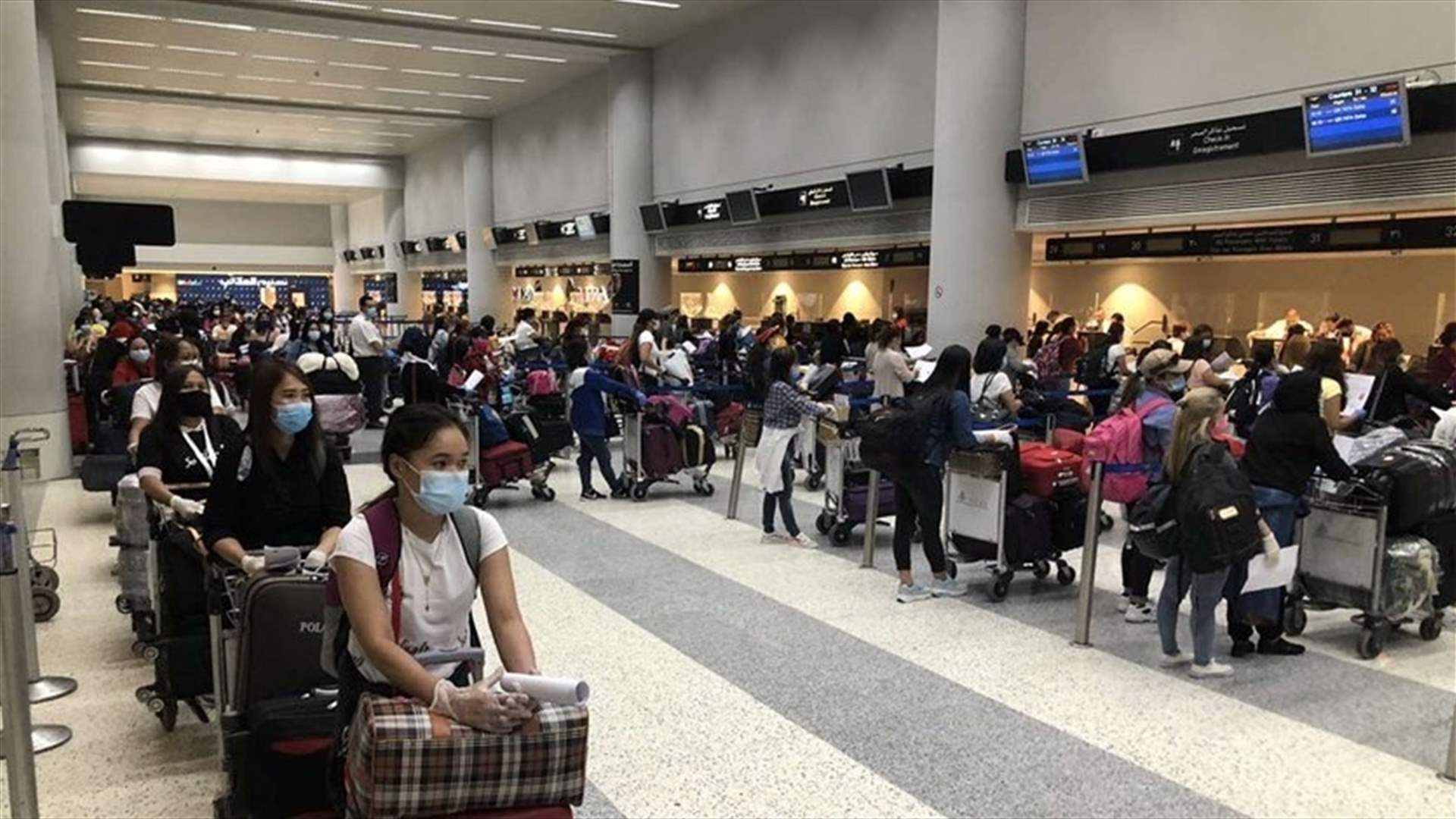 Qatar Airlines plane evacuates hundreds of foreign domestic workers from Lebanon-[VIDEO]