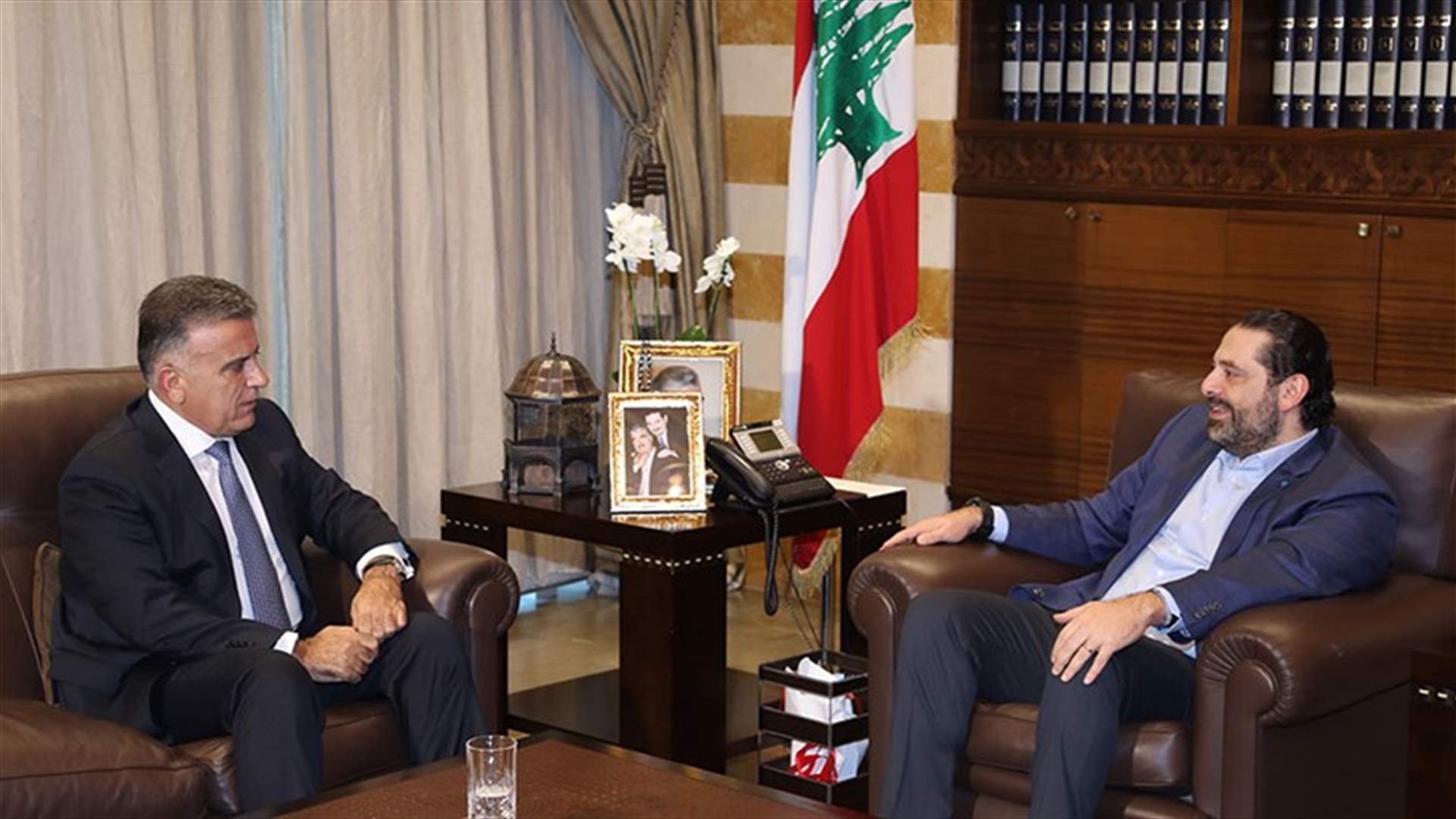 الحريري عرض الاوضاع مع ابراهيم