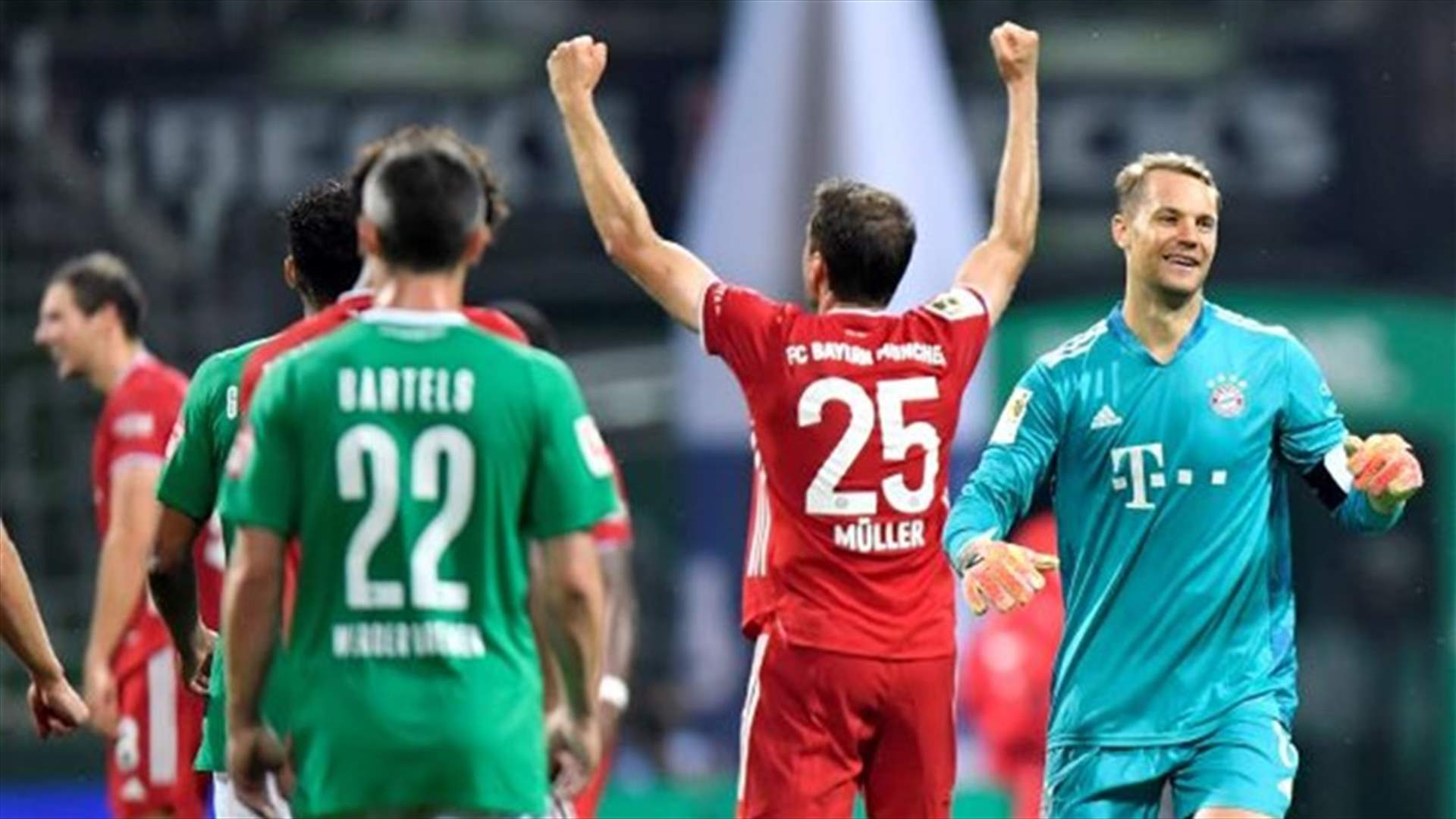 بايرن ميونخ يتوج بلقب الدوري الألماني لكرة القدم للمرة لـ30 في تاريخه