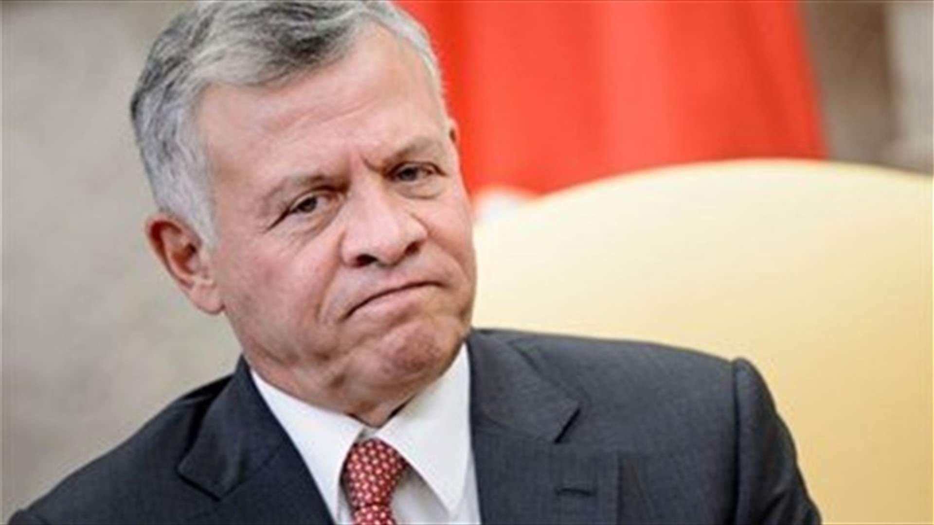 Jordan's king says regional stability put at risk by Israeli annexation